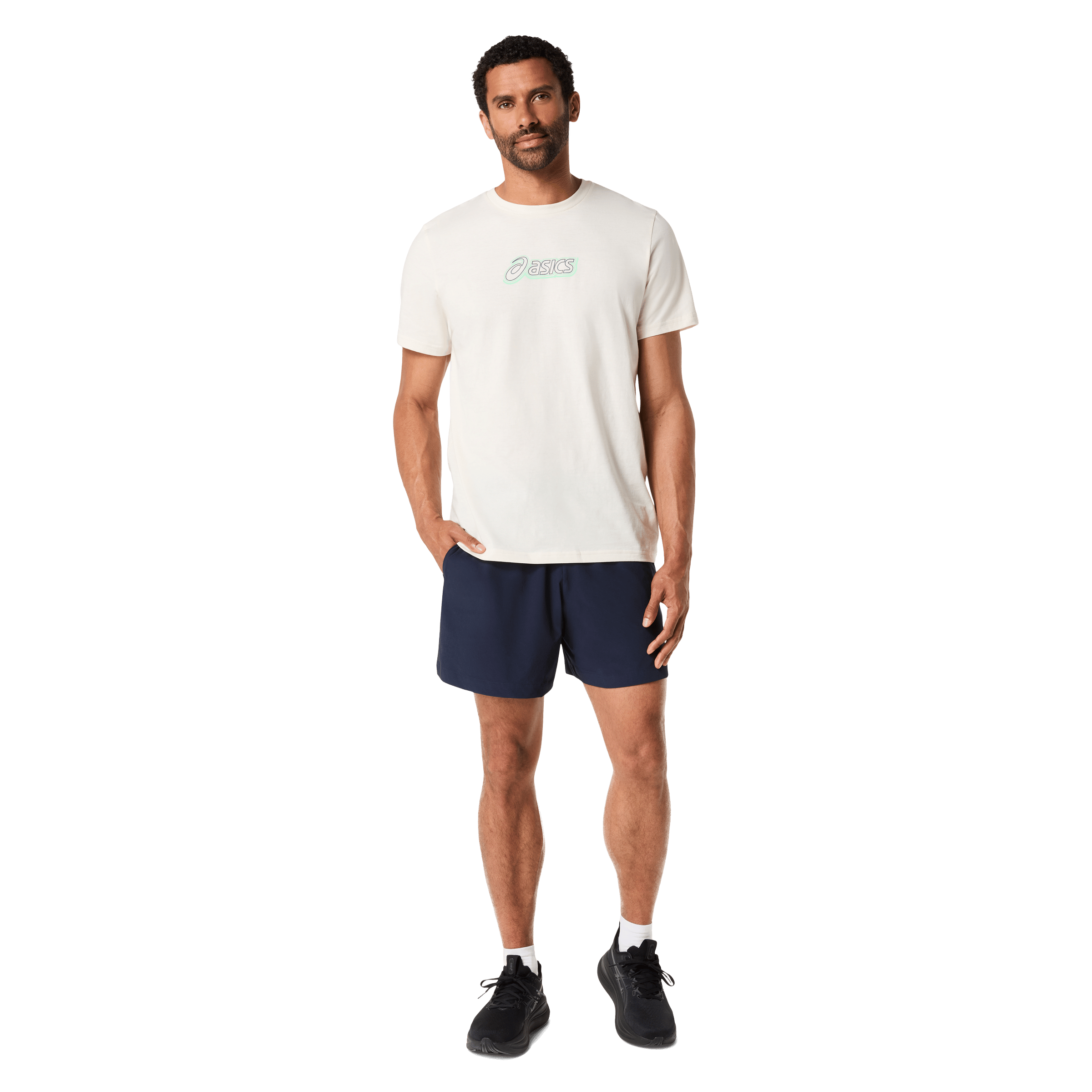 Mens Asics Asics Logo Graphic Tee