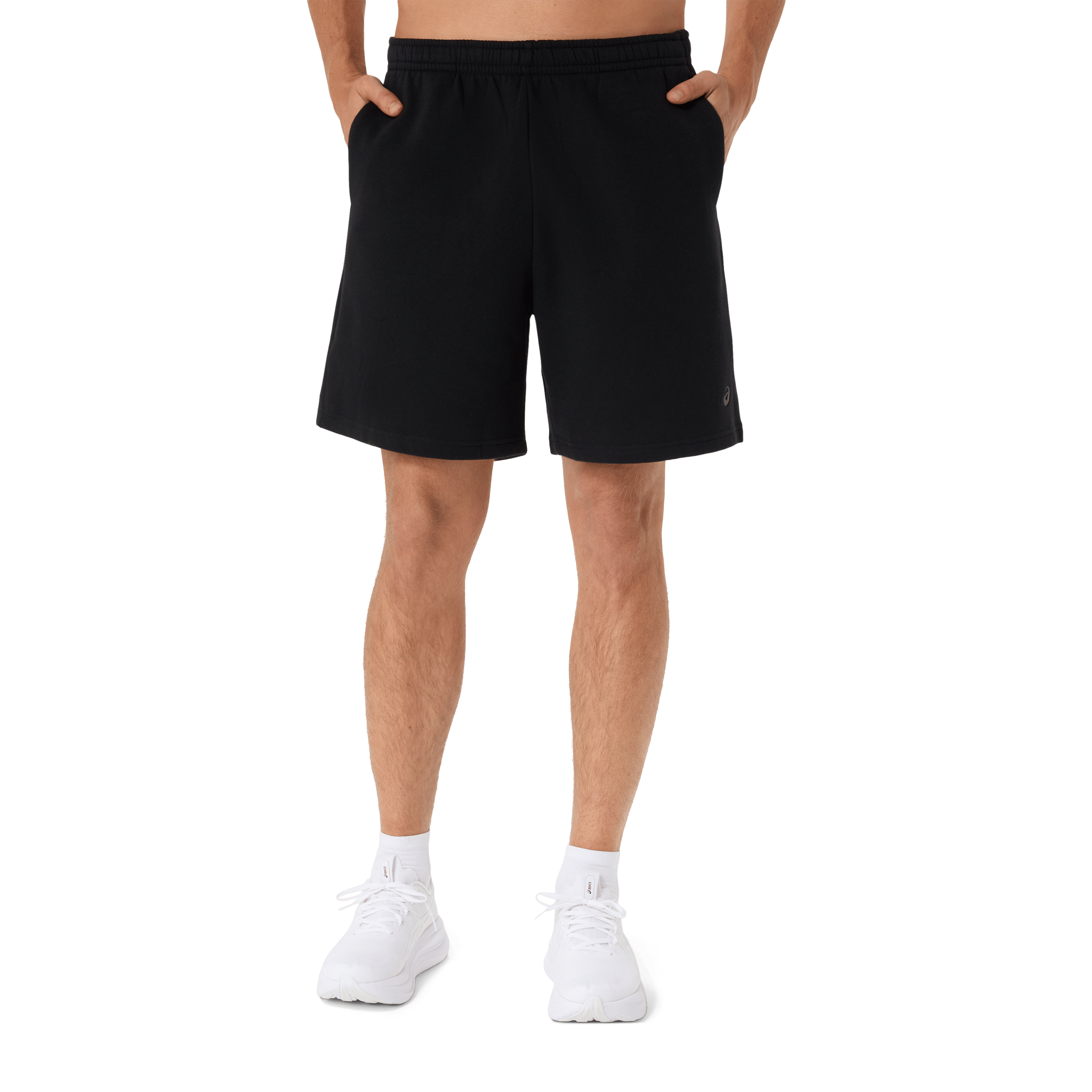 Mens Asics Fleece Relaxed (7") Shorts