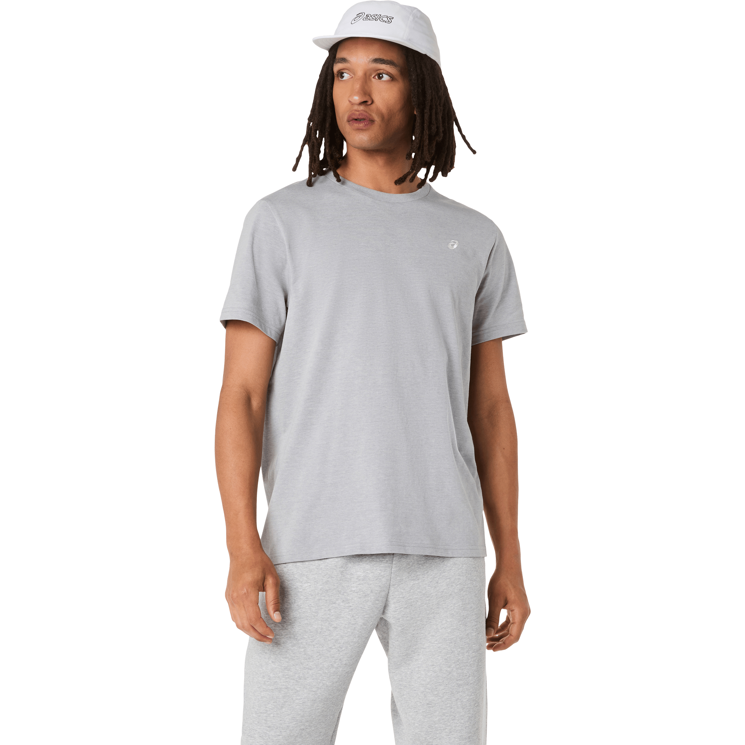 Mens Asics Spiral Embroidery Relaxed Tee