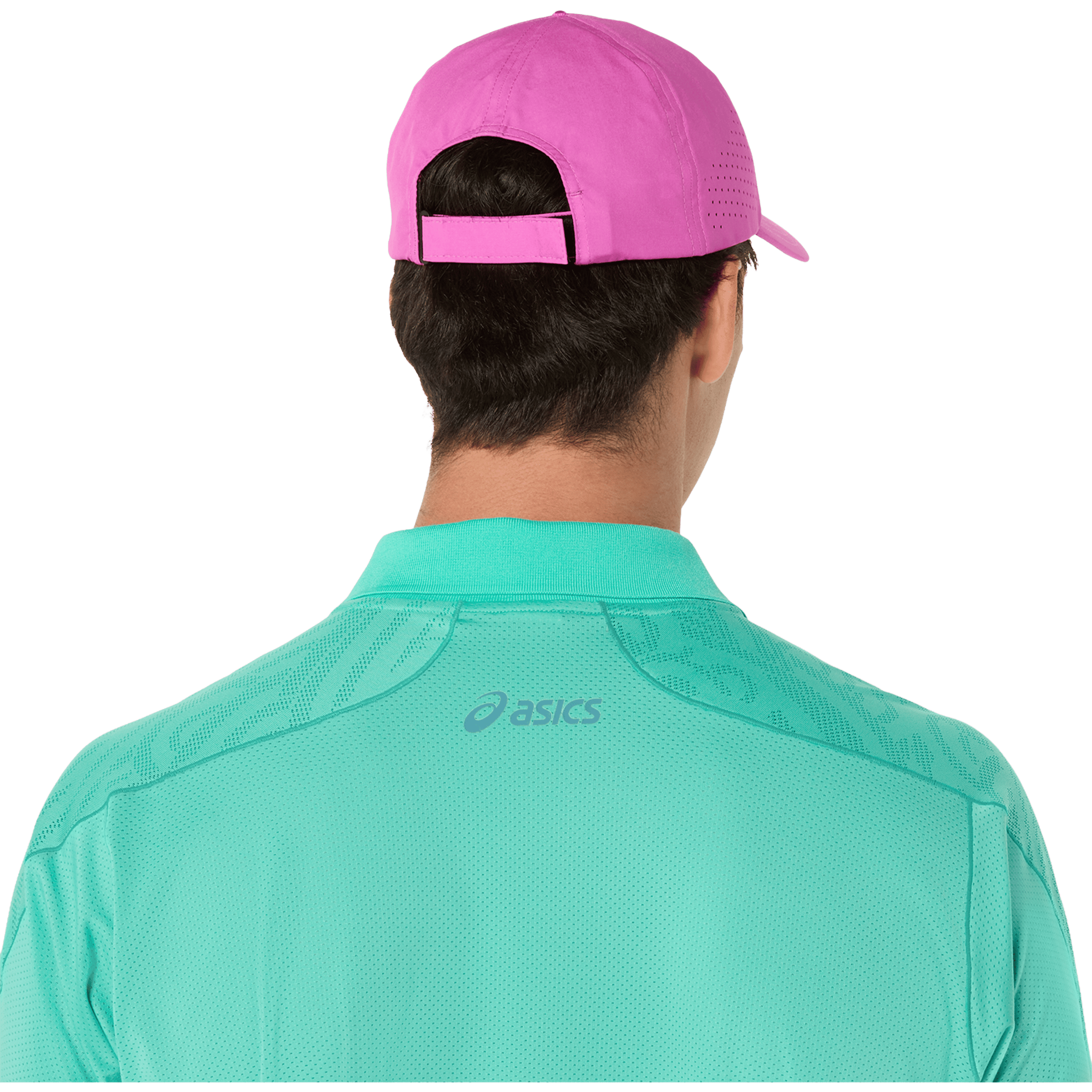 Mens Asics Match Jacquard Tennis Polo Shirt