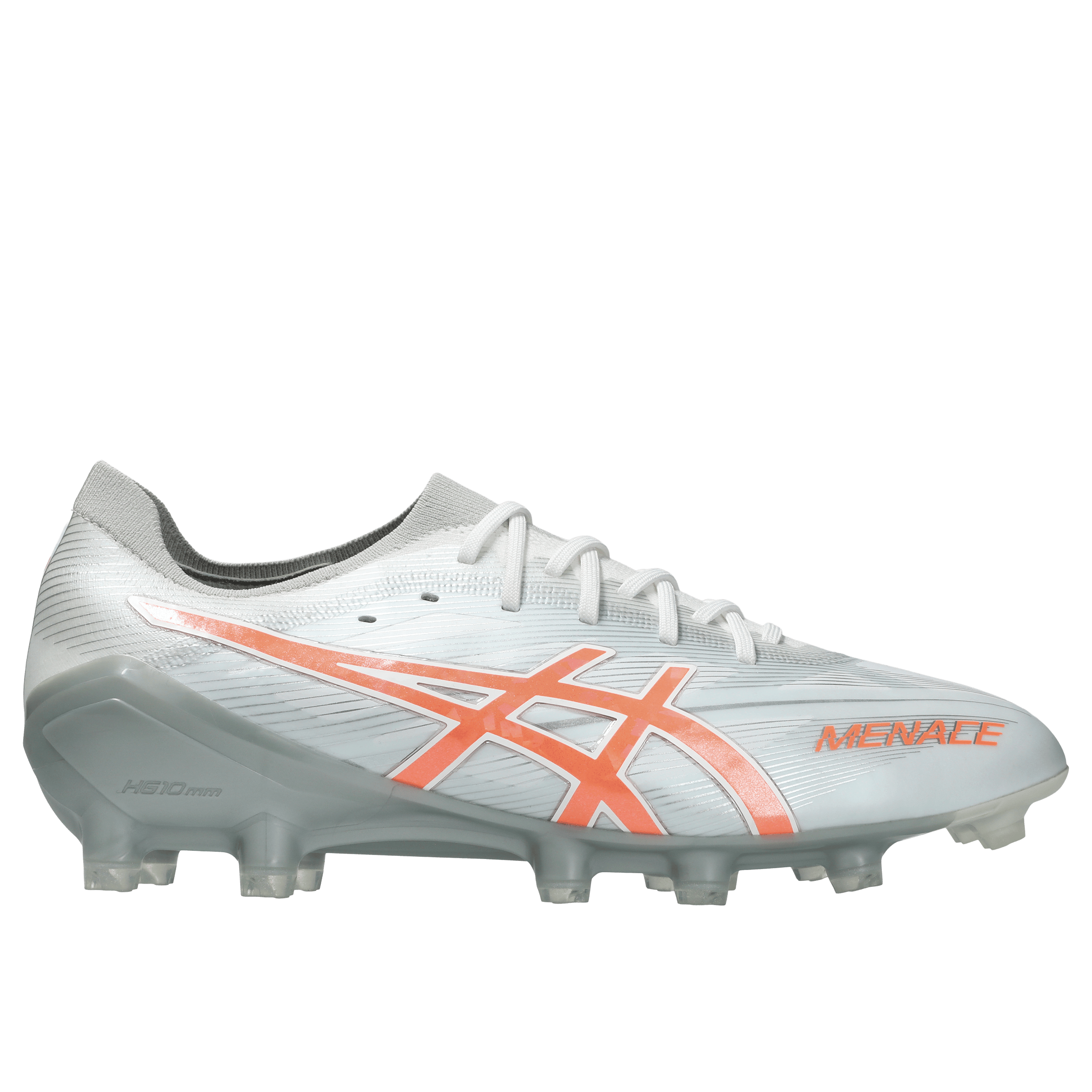 Asics Mens Menace 5 (FG) Football Boots White/Safety Yellow