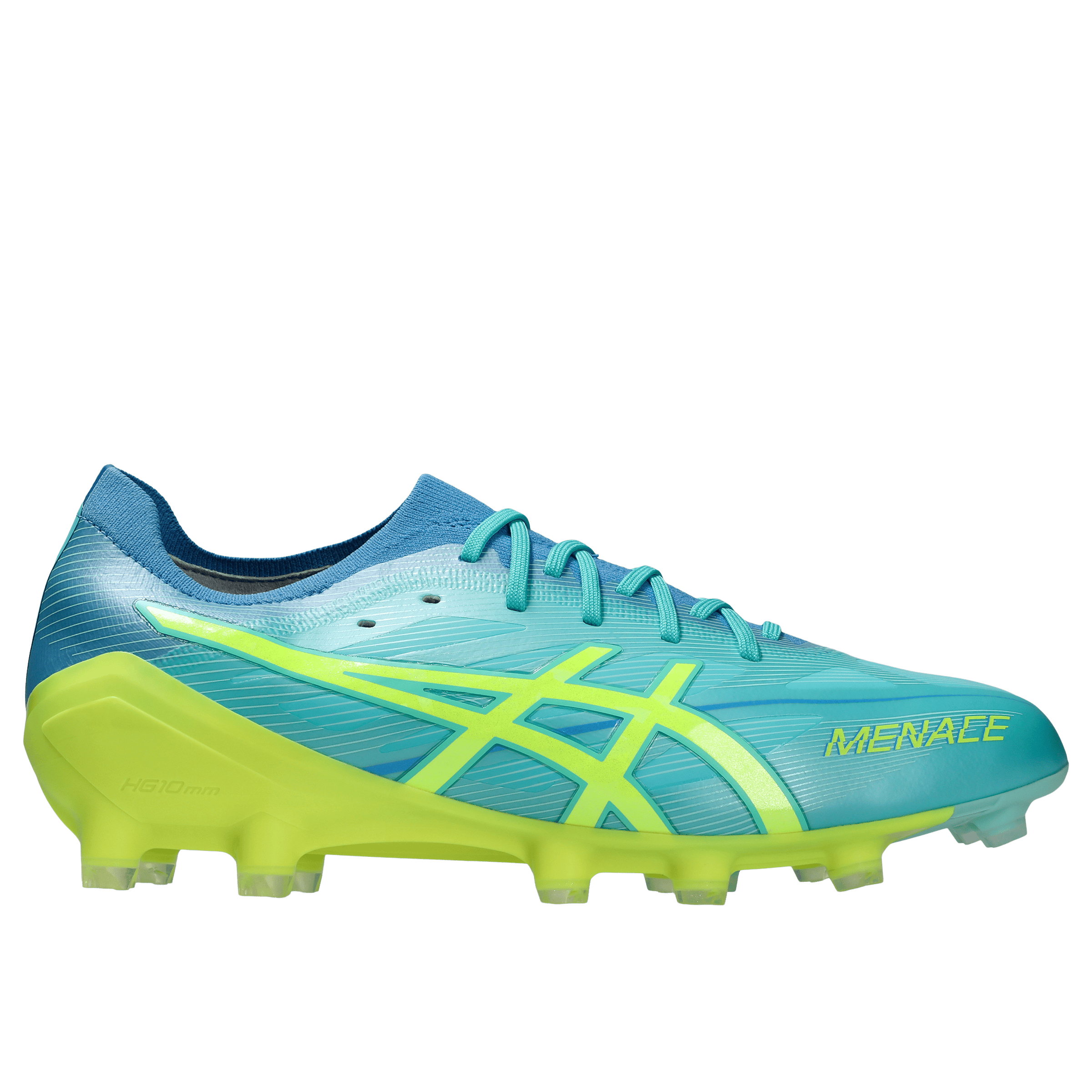 Asics Mens Menace 5 (FG) Football Boots White/Safety Yellow
