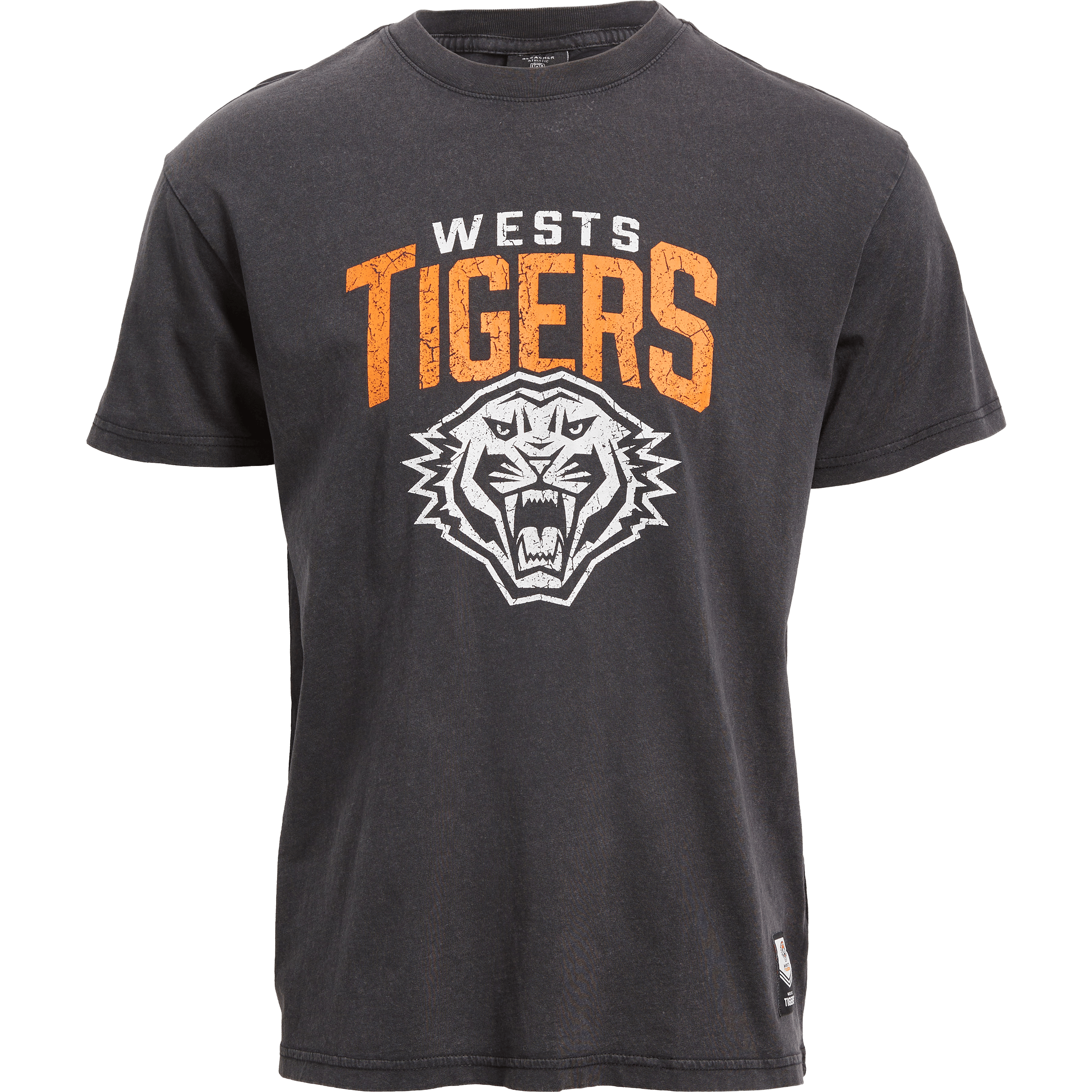 Mens Bleacher Athletic NRL Wests Tigers Washed Tee