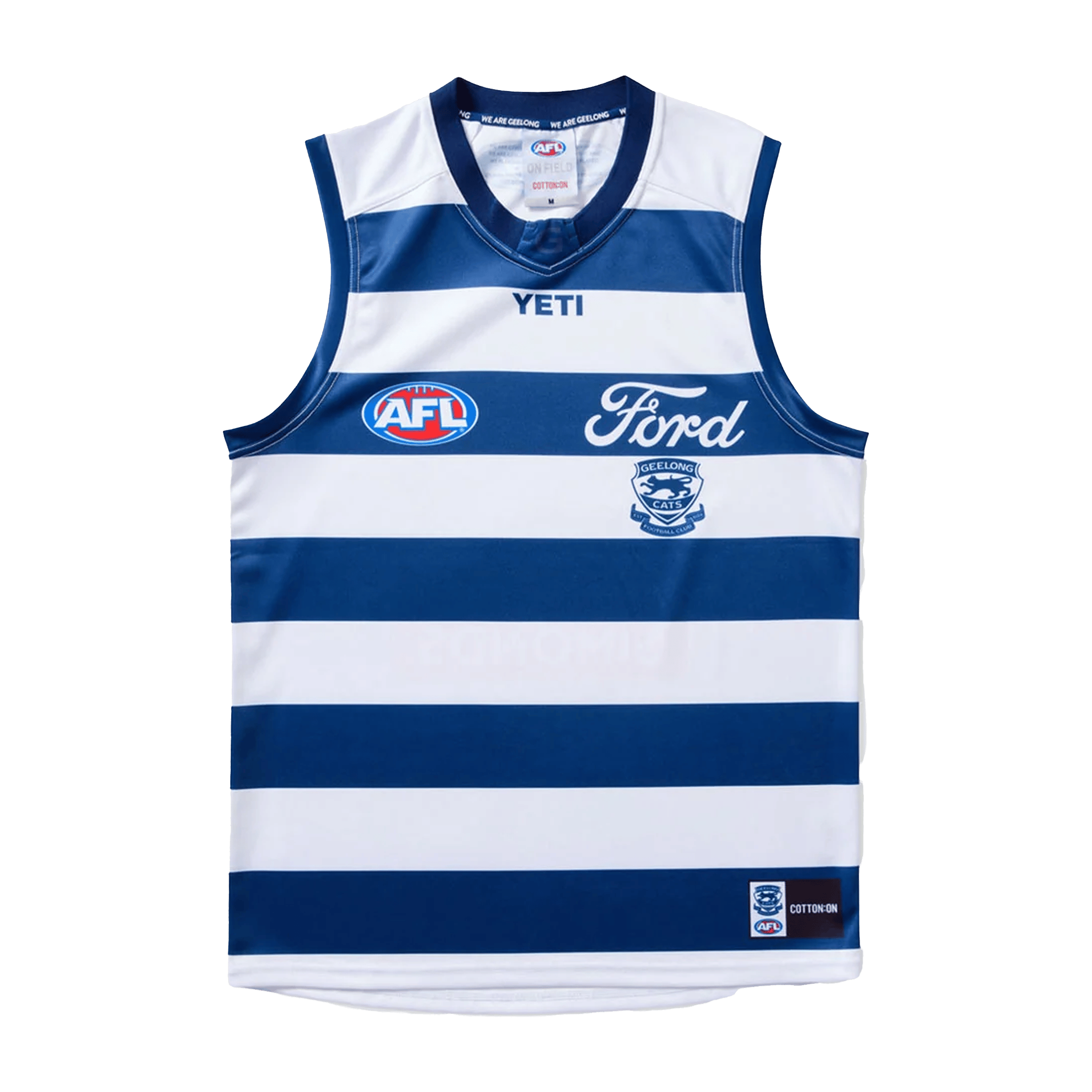 Mens Bleacher Athletic AFL Geelong Cats 2026 Retail Home Guernsey