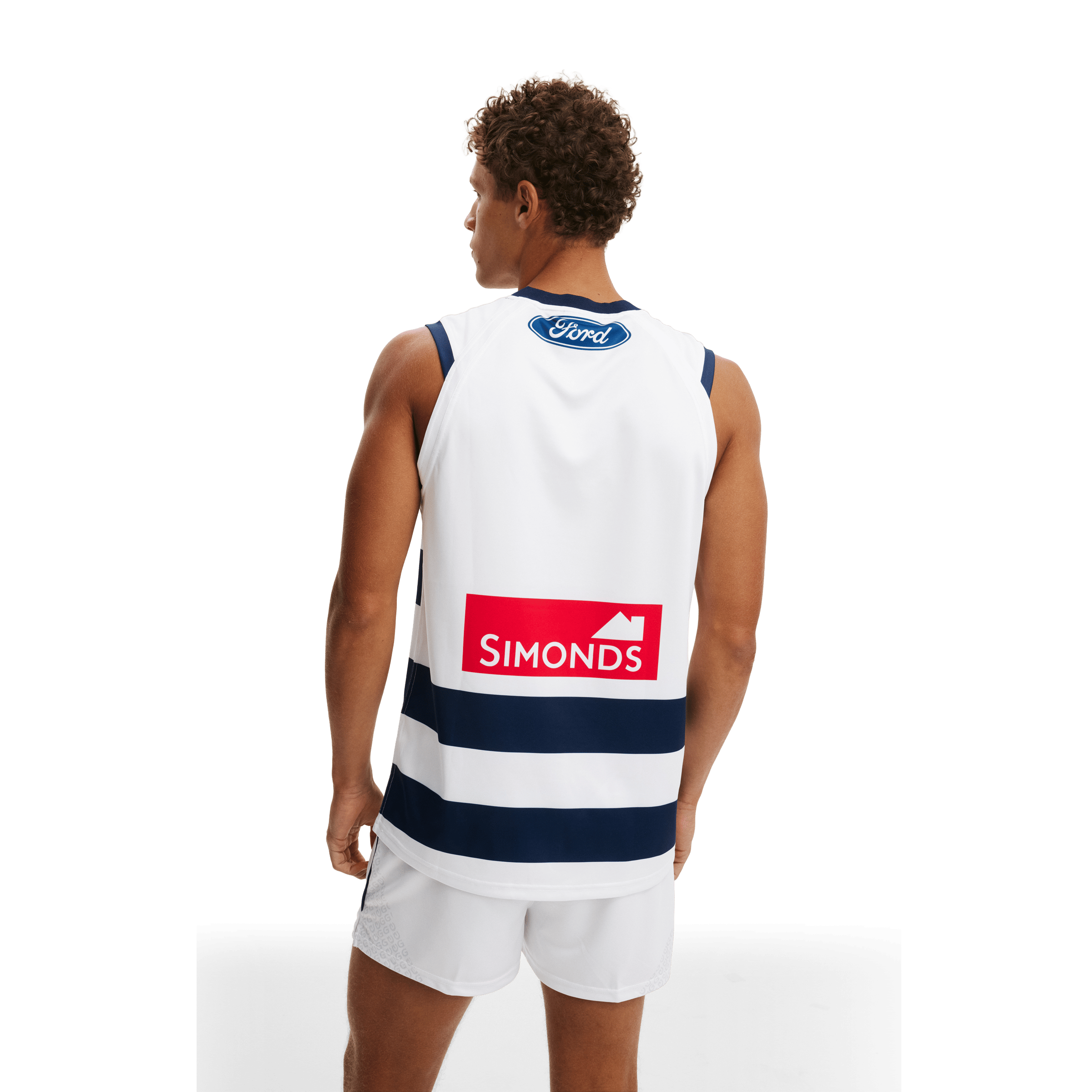 Mens Bleacher Athletic AFL Geelong Cats 2026 Retail Home Guernsey