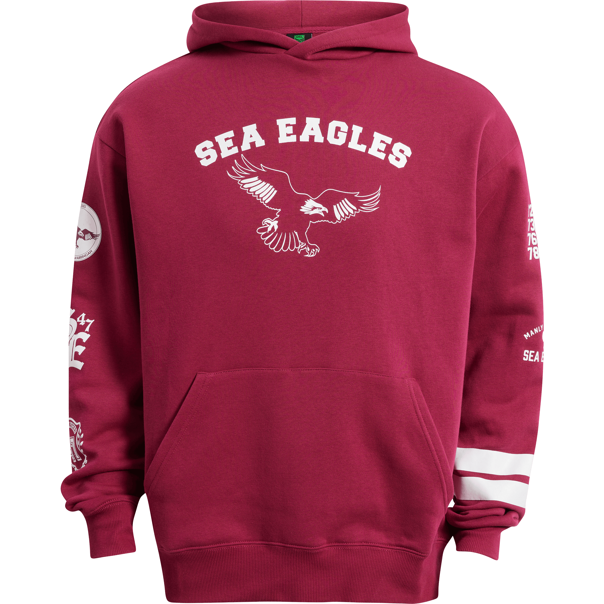 Mens Bleacher Athletic NRL Manly Sea Eagles Club Hoodie