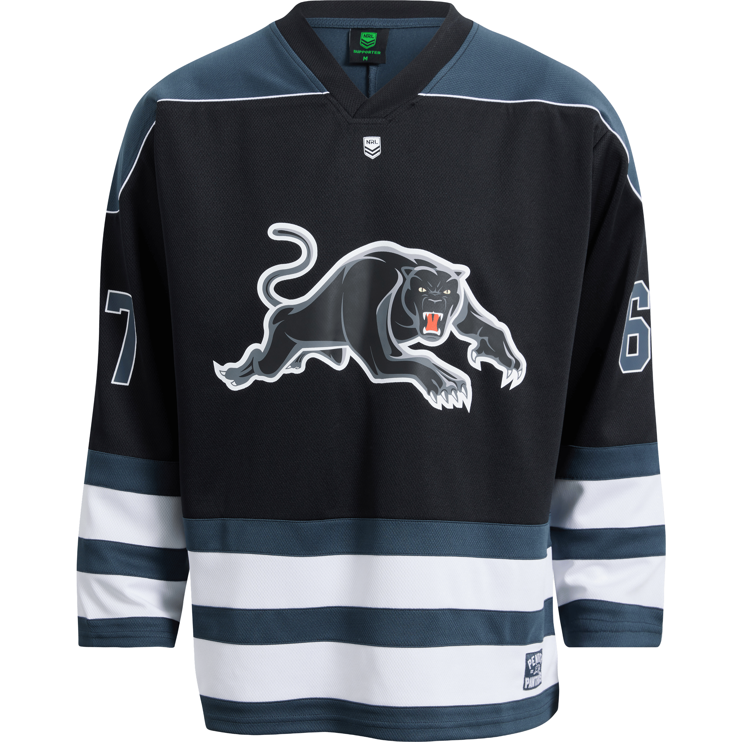 Mens Bleacher Athletic NRL Penrith Panthers Hockey Long Sleeve