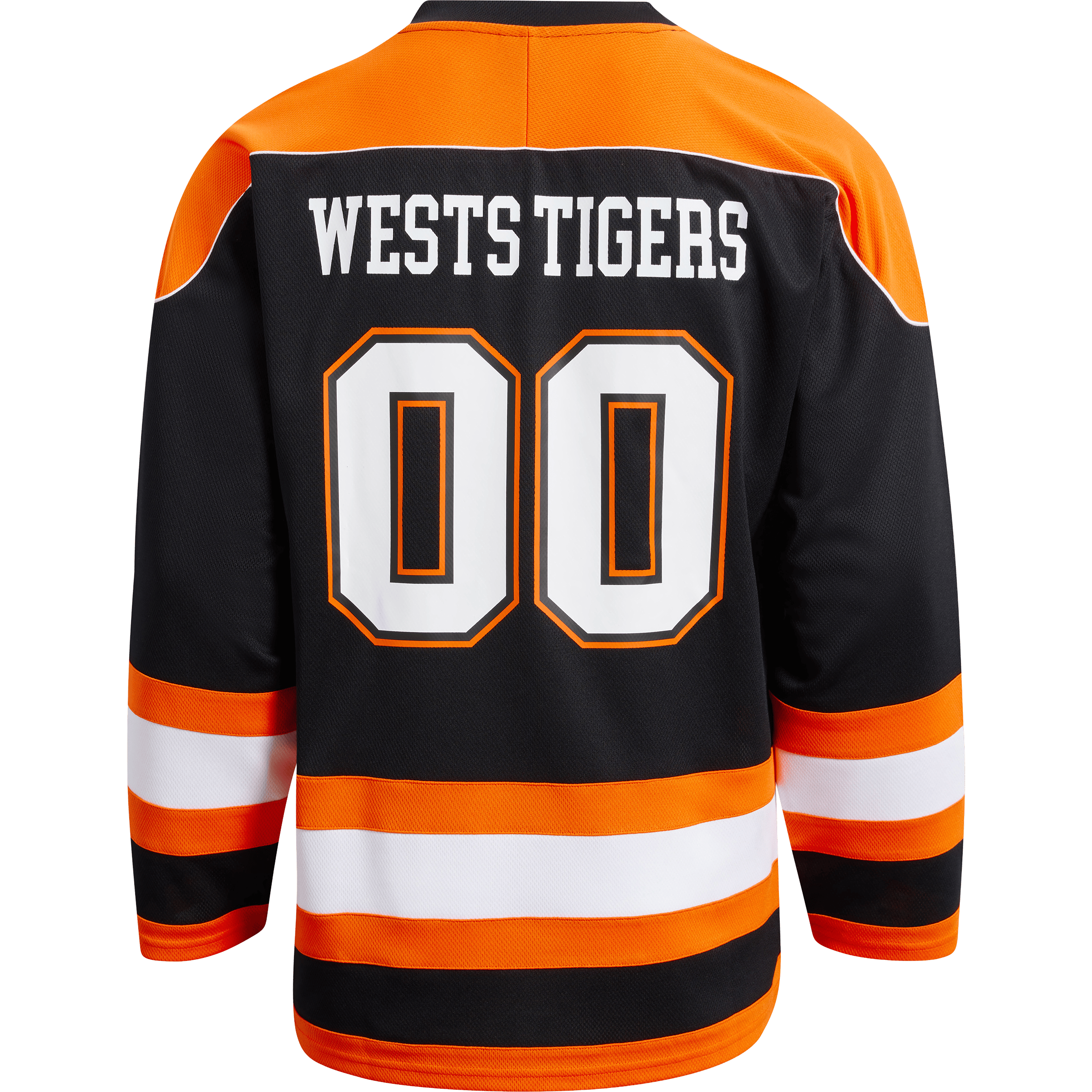 Mens Bleacher Athletic NRL West Tigers Hockey Long Sleeve