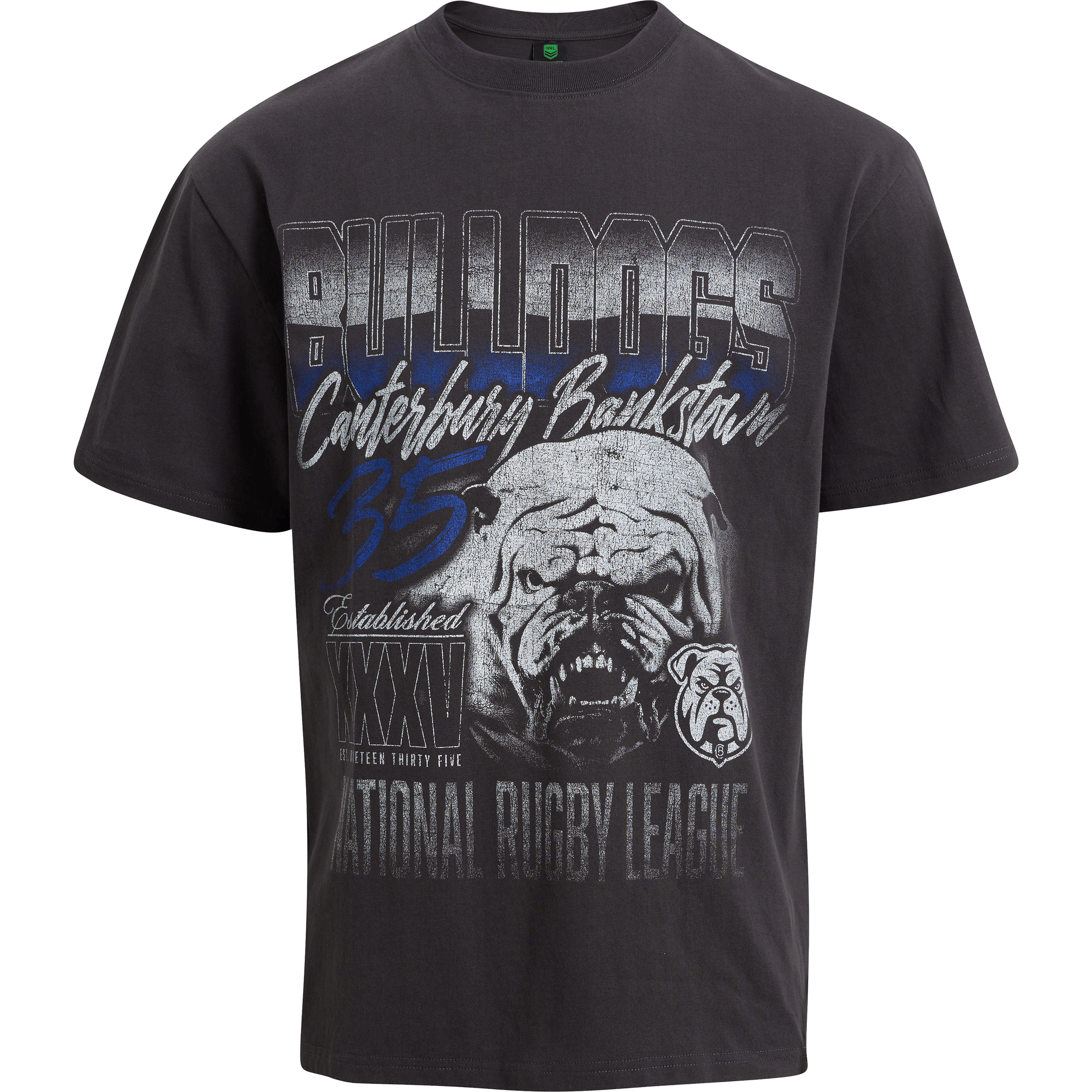 Mens Bleacher Athletic NRL Canterbury-Bankstown Bulldogs Legacy Boxy Tee