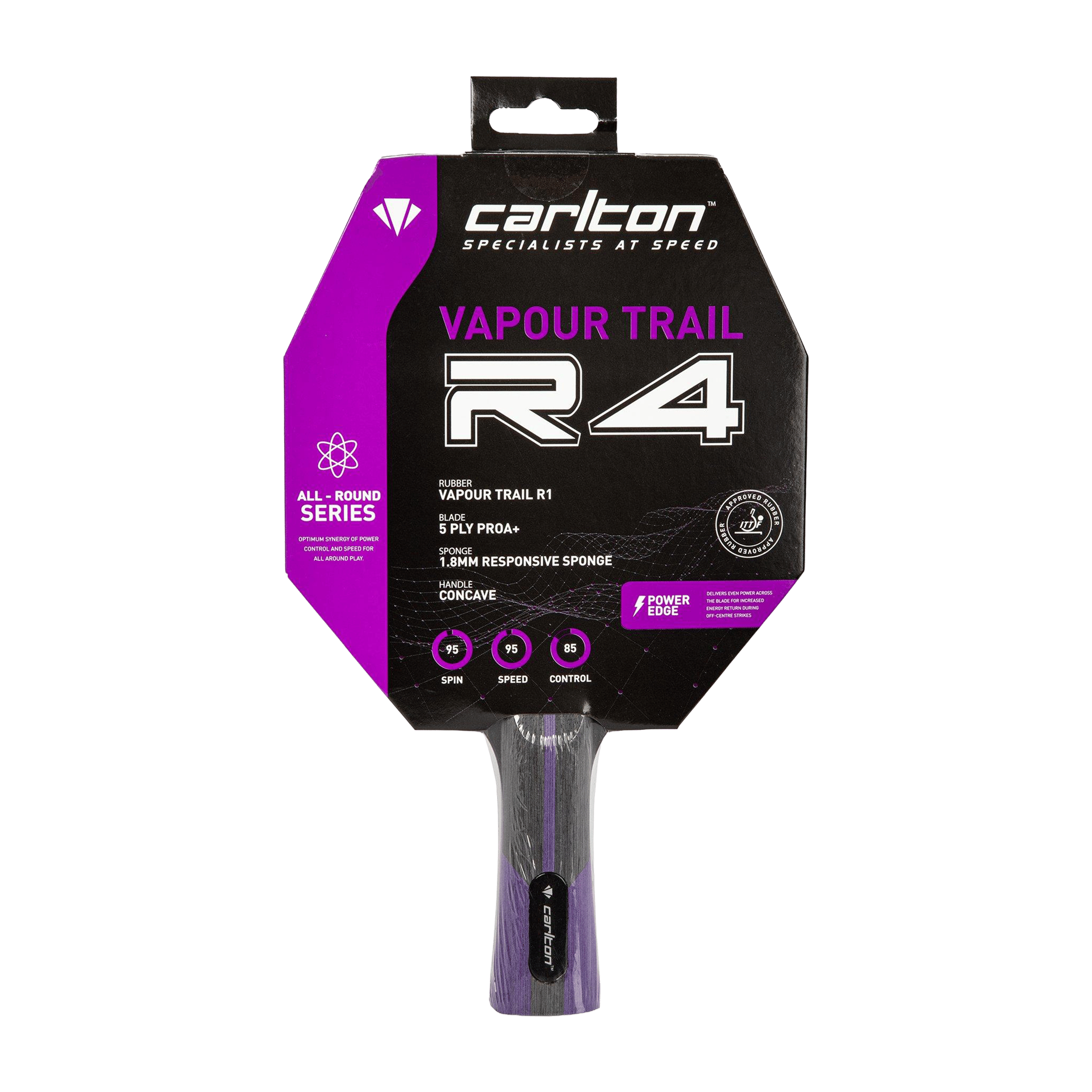 Carlton Vapour Trail R4 Table Tennis Bat