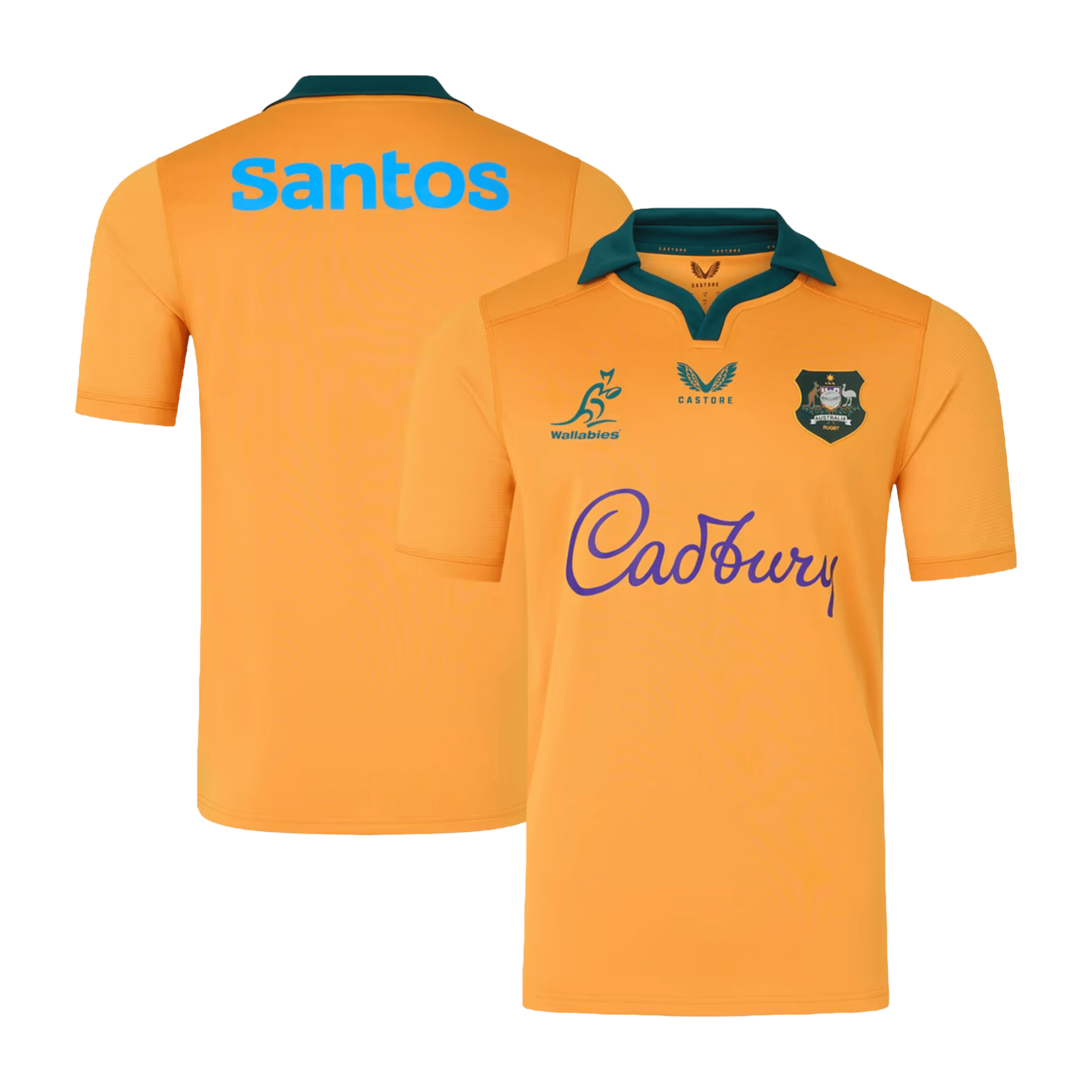 Mens Castore Wallabies 2026 Home Replica Rugby Tee