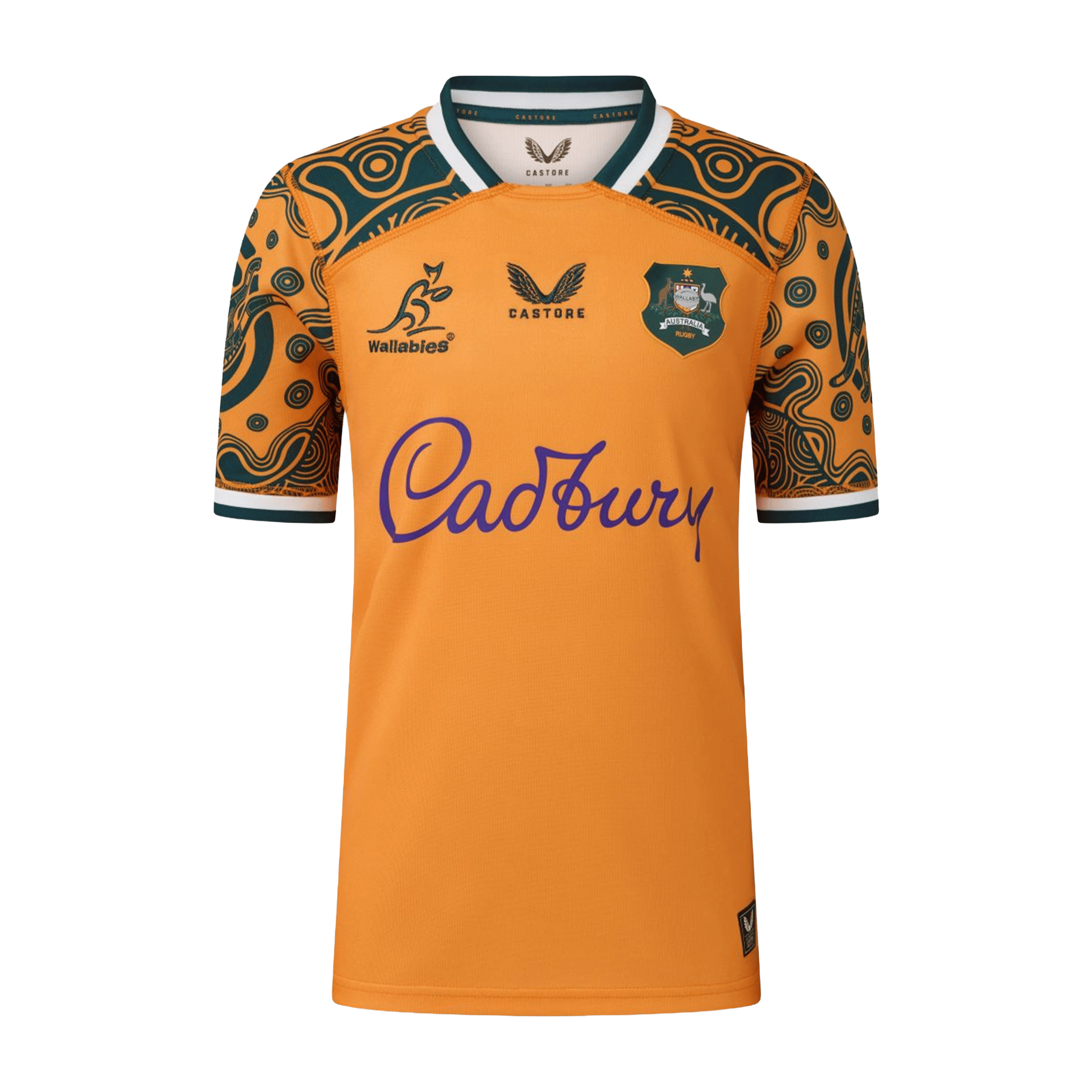 Mens Castore Wallabies 26' First Nation Replica Rugby Top