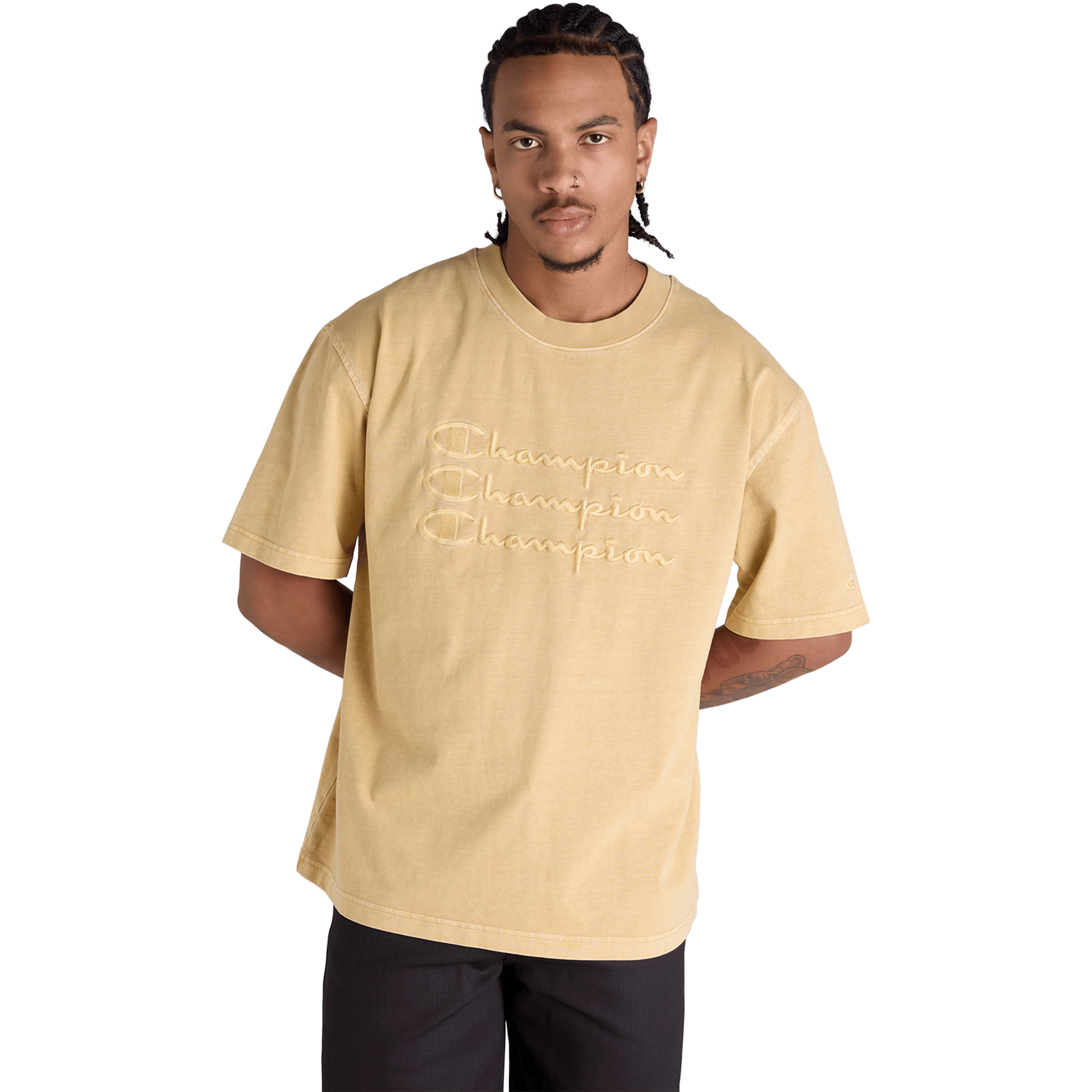 Mens Champion Rochester Vintage Wash Tee
