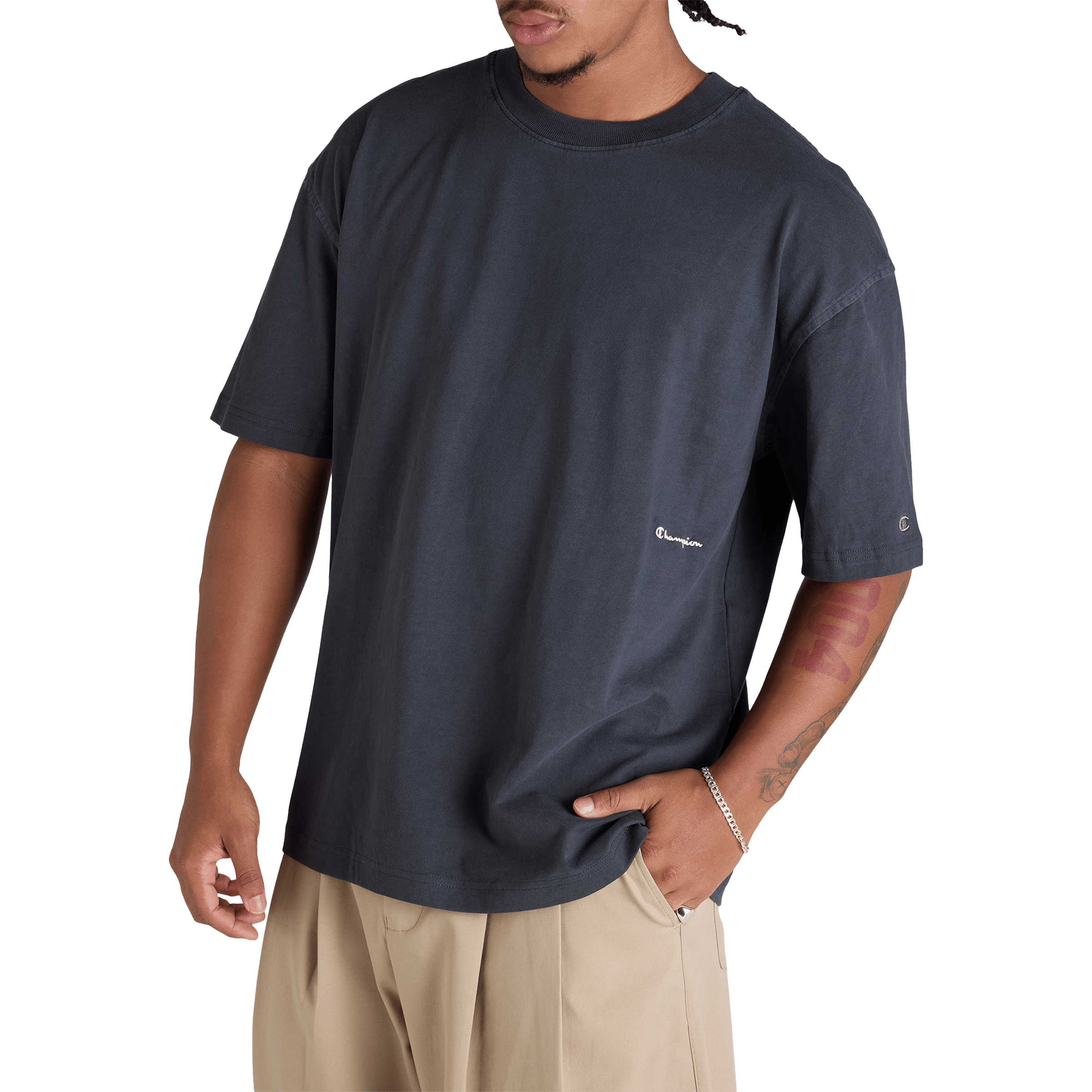Mens Champion Vintage Wash Tee