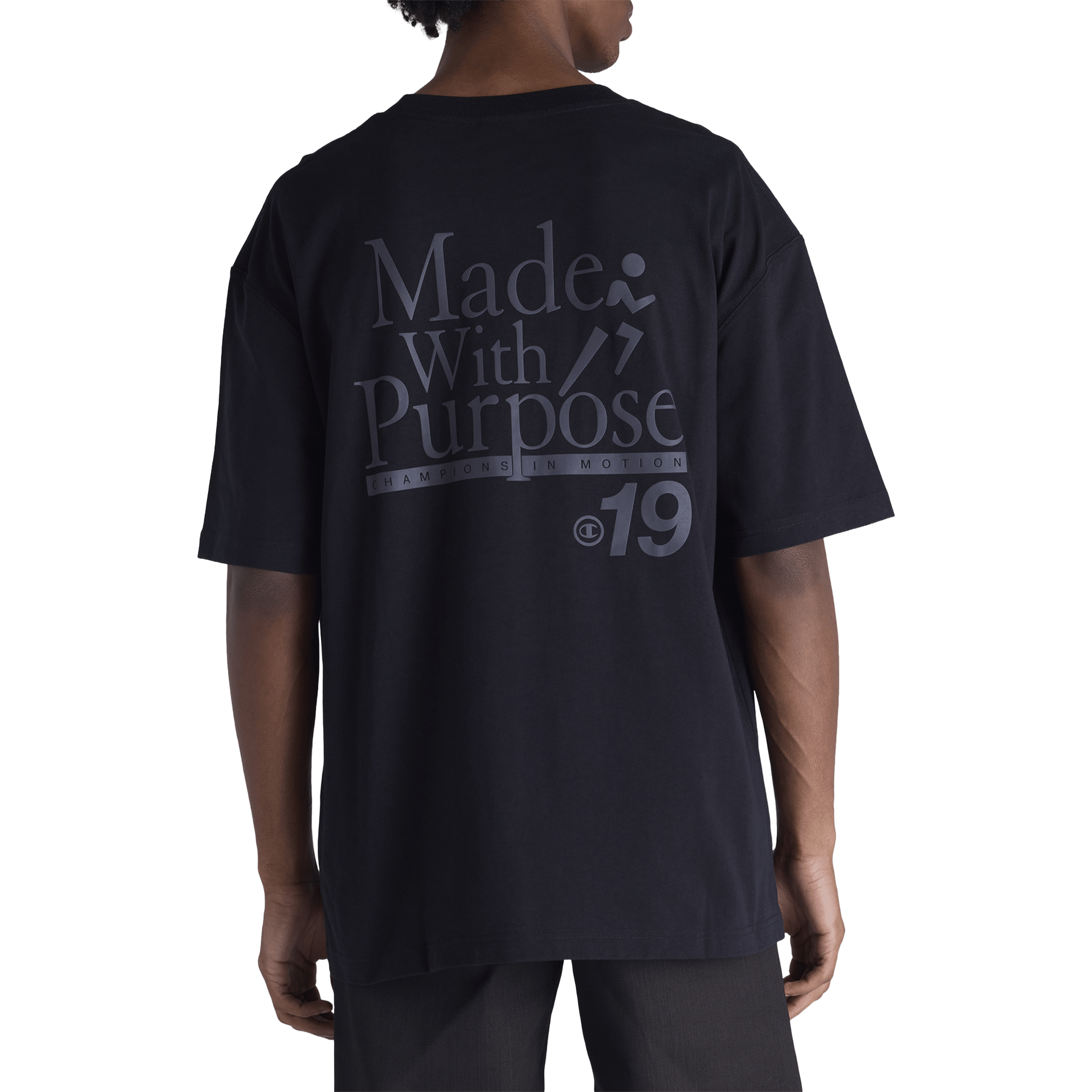 Mens Champion Graphic Shop Tee
