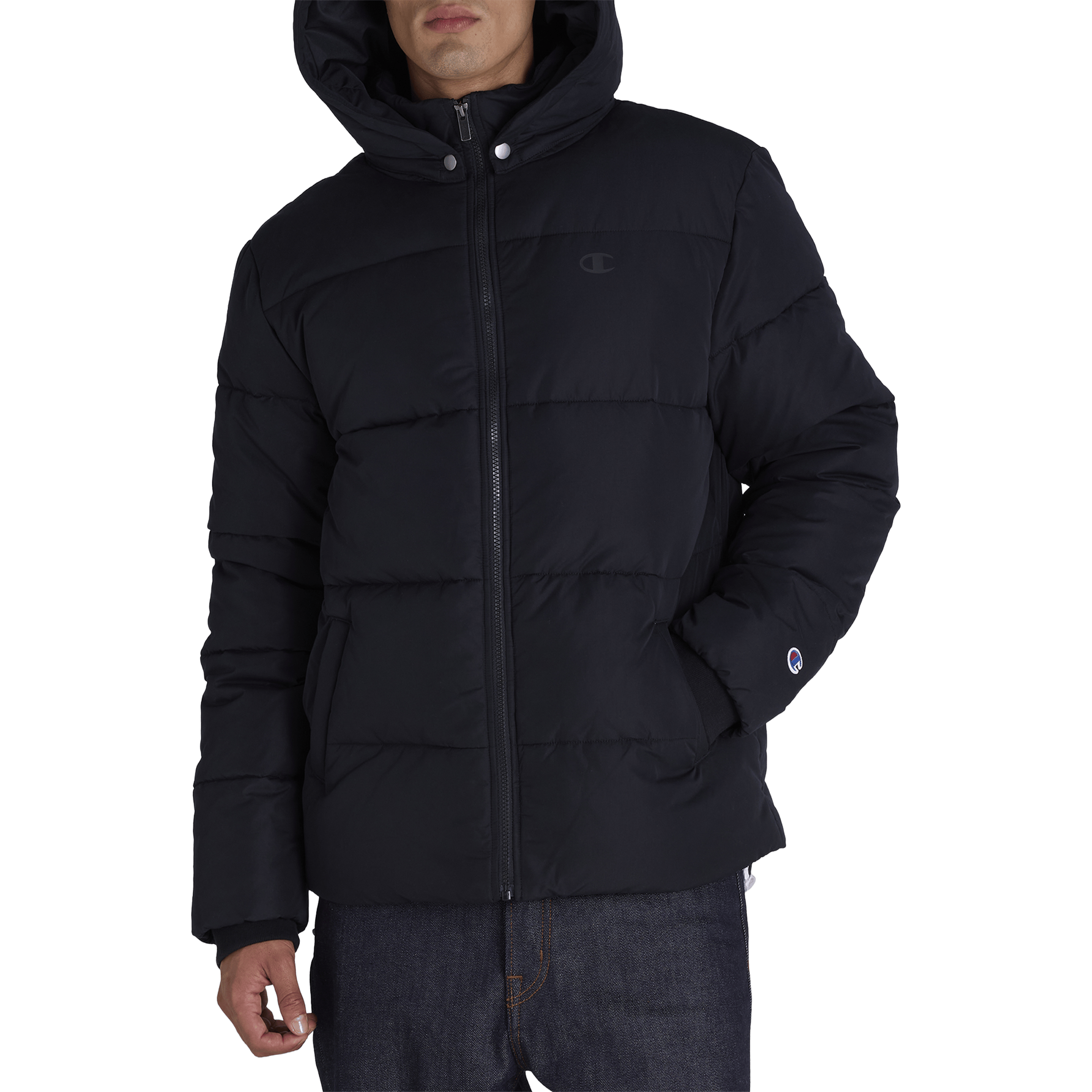 Mens Champion Rochester Athletic Puffer Jacket