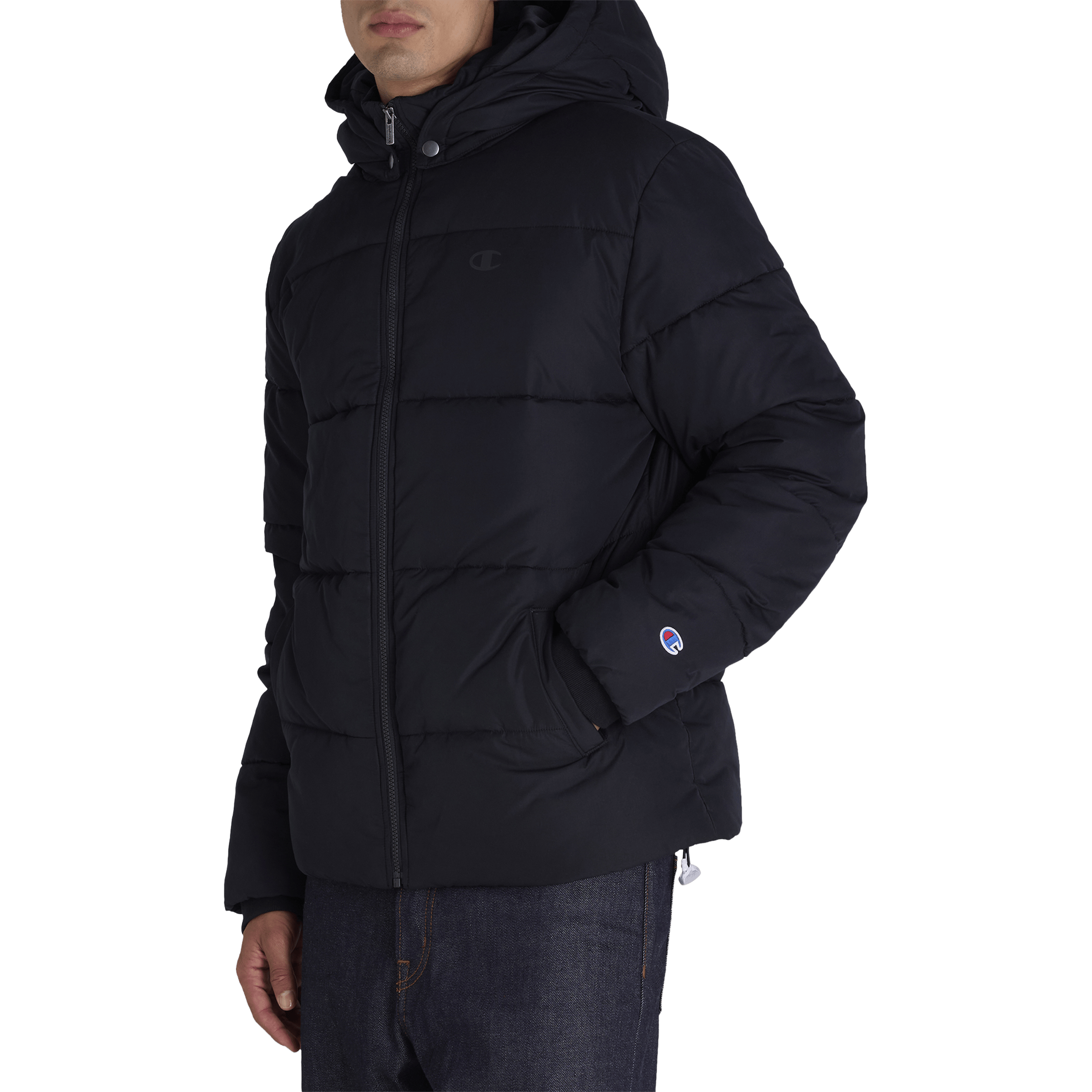 Mens Champion Rochester Athletic Puffer Jacket