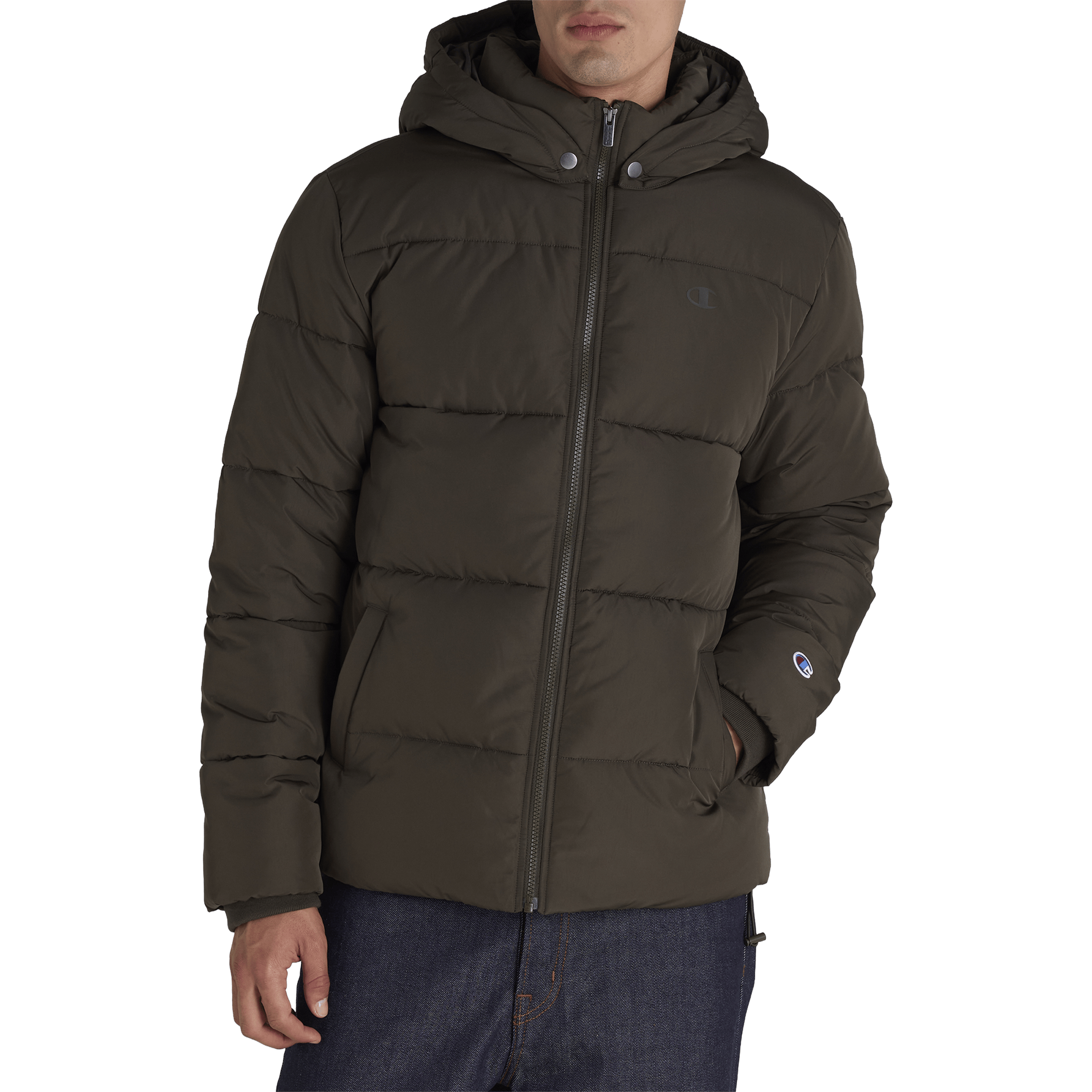 Mens Champion Puffer Jacket