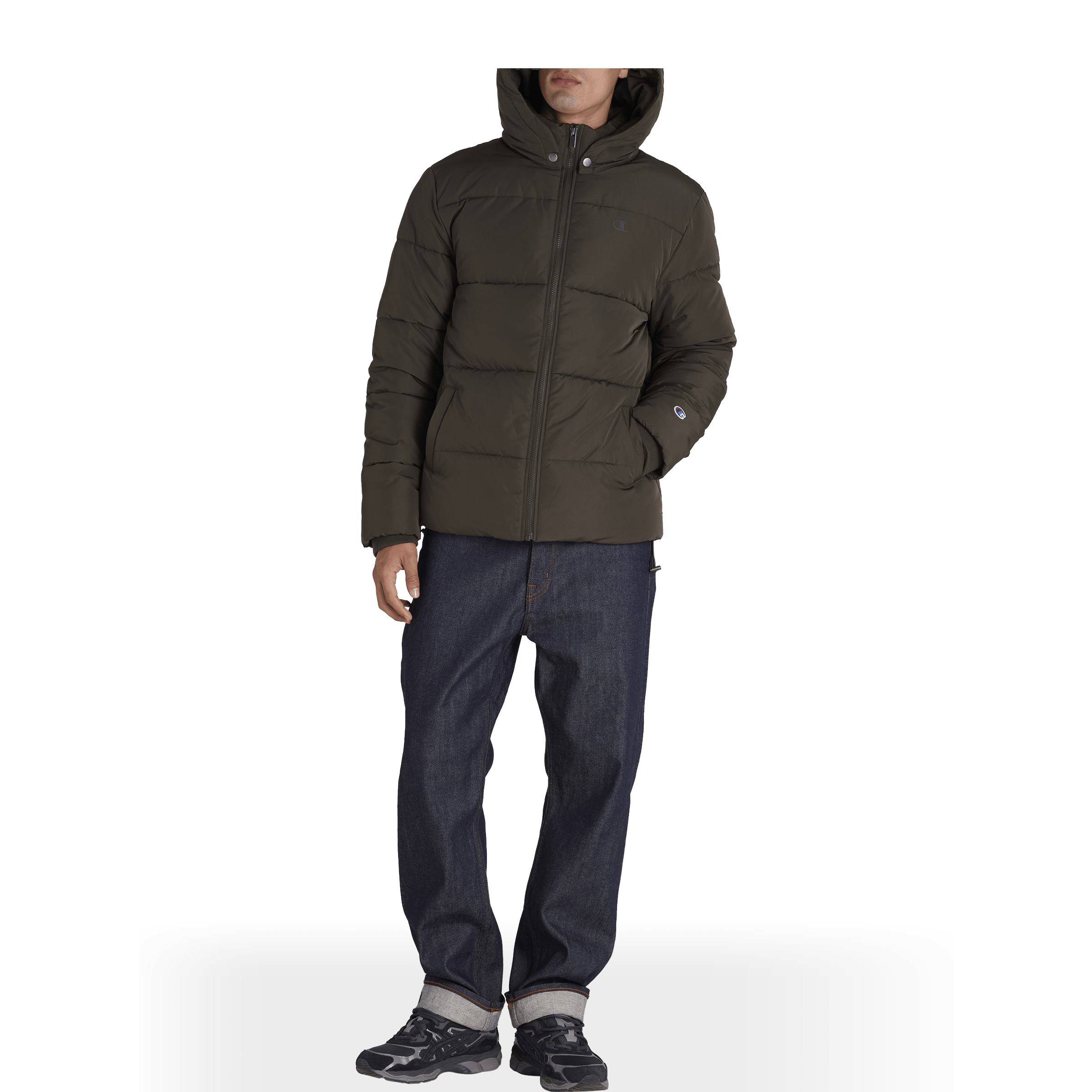 Mens Champion Puffer Jacket