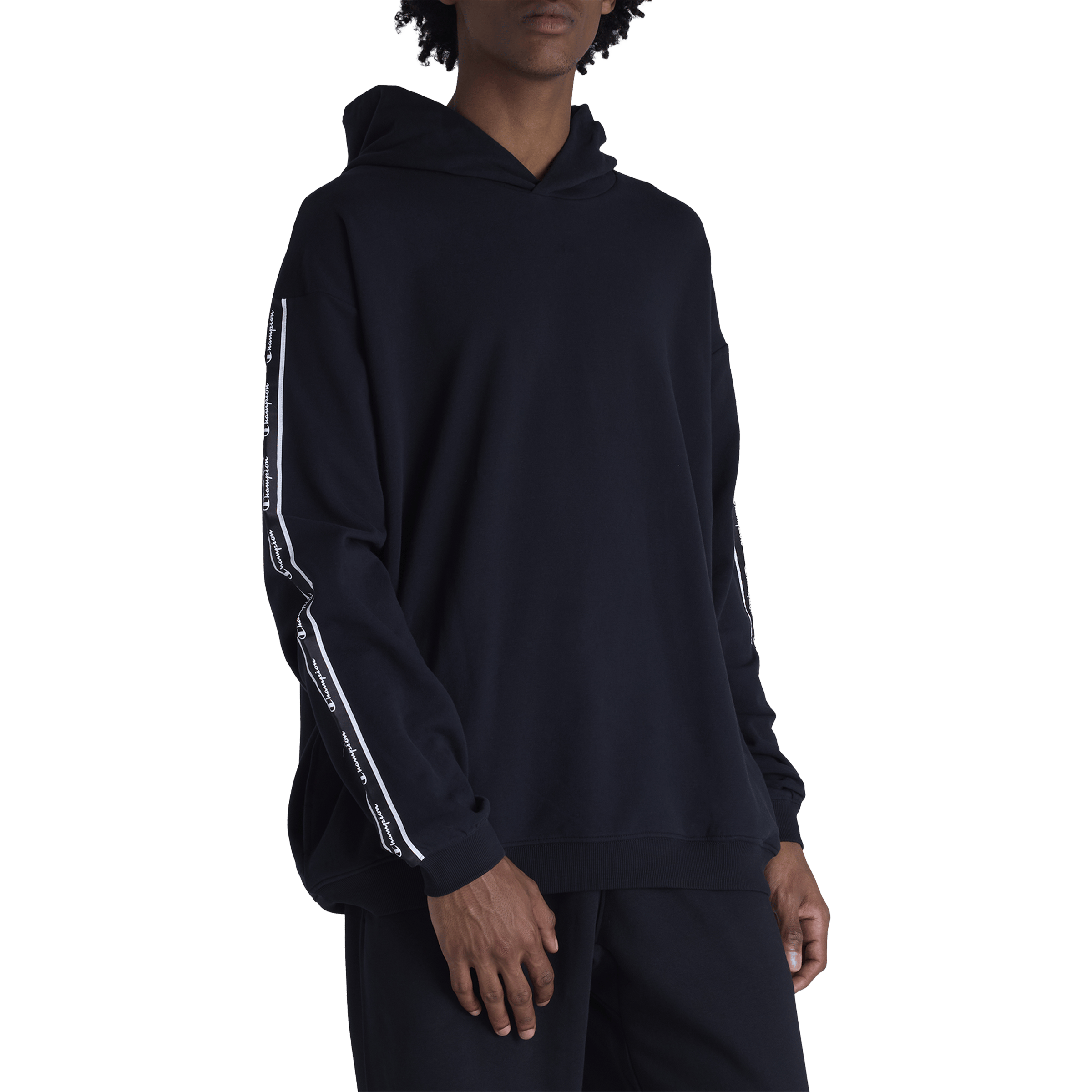 Mens Champion Lux Taping Hoodie