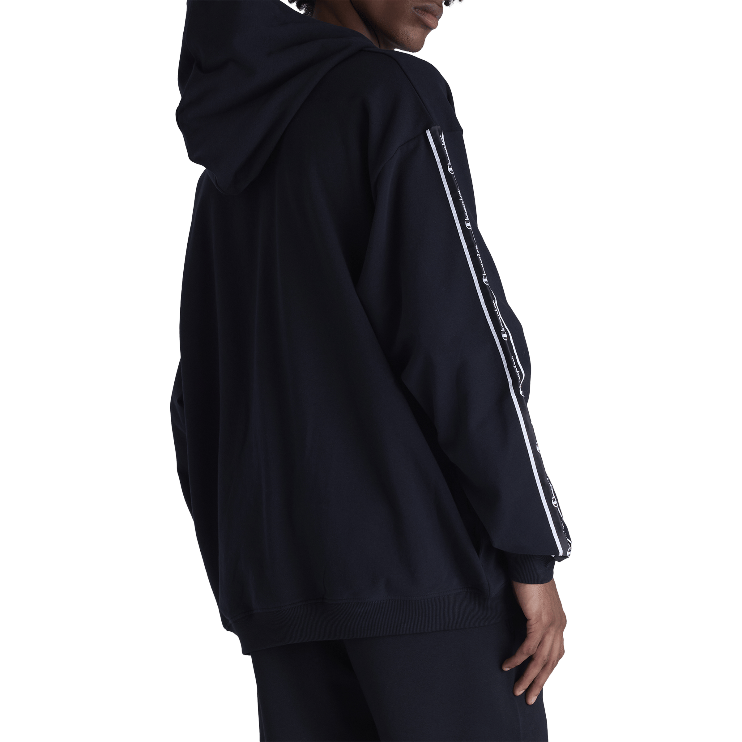 Mens Champion Lux Taping Hoodie