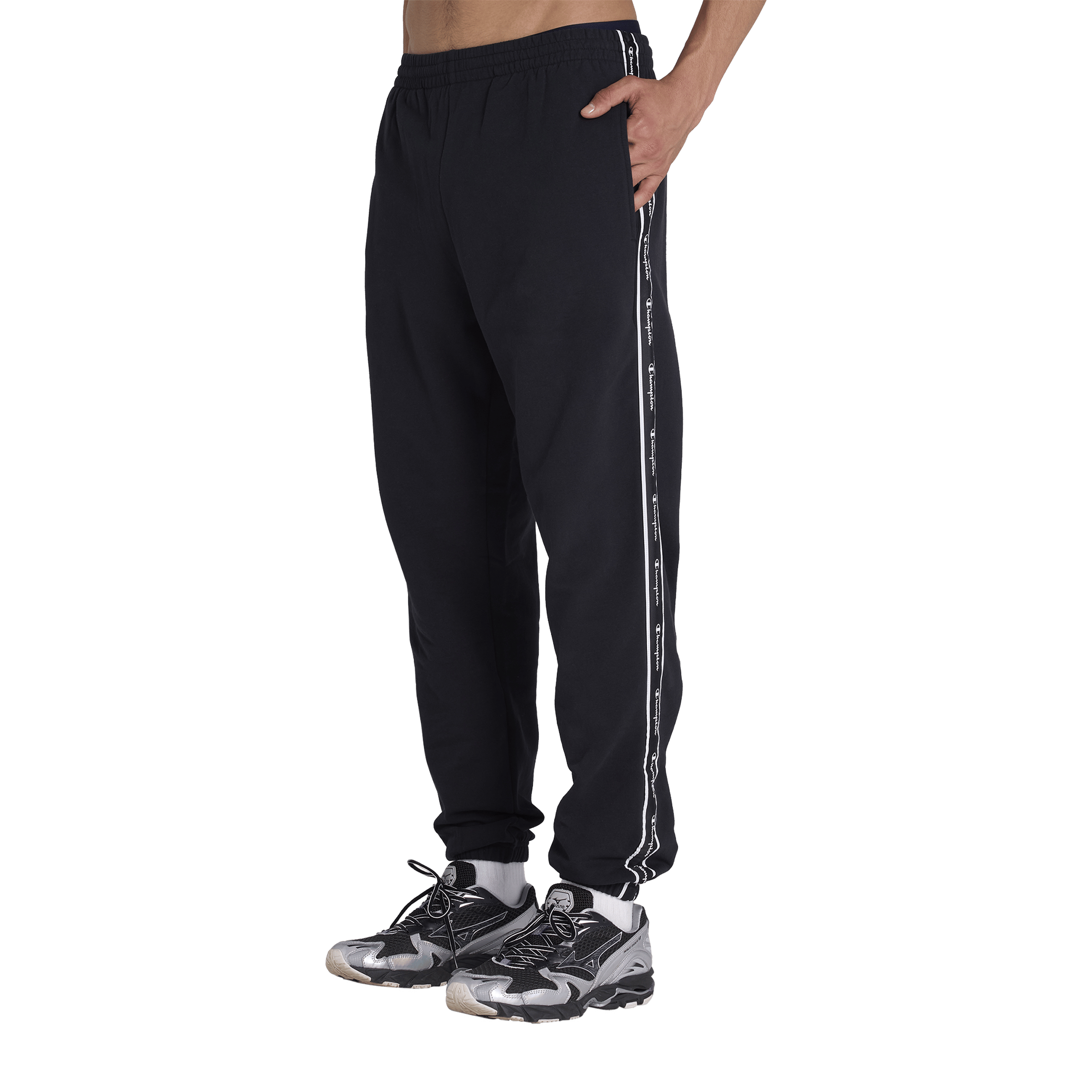Mens Champion Lux Taping Track Pants