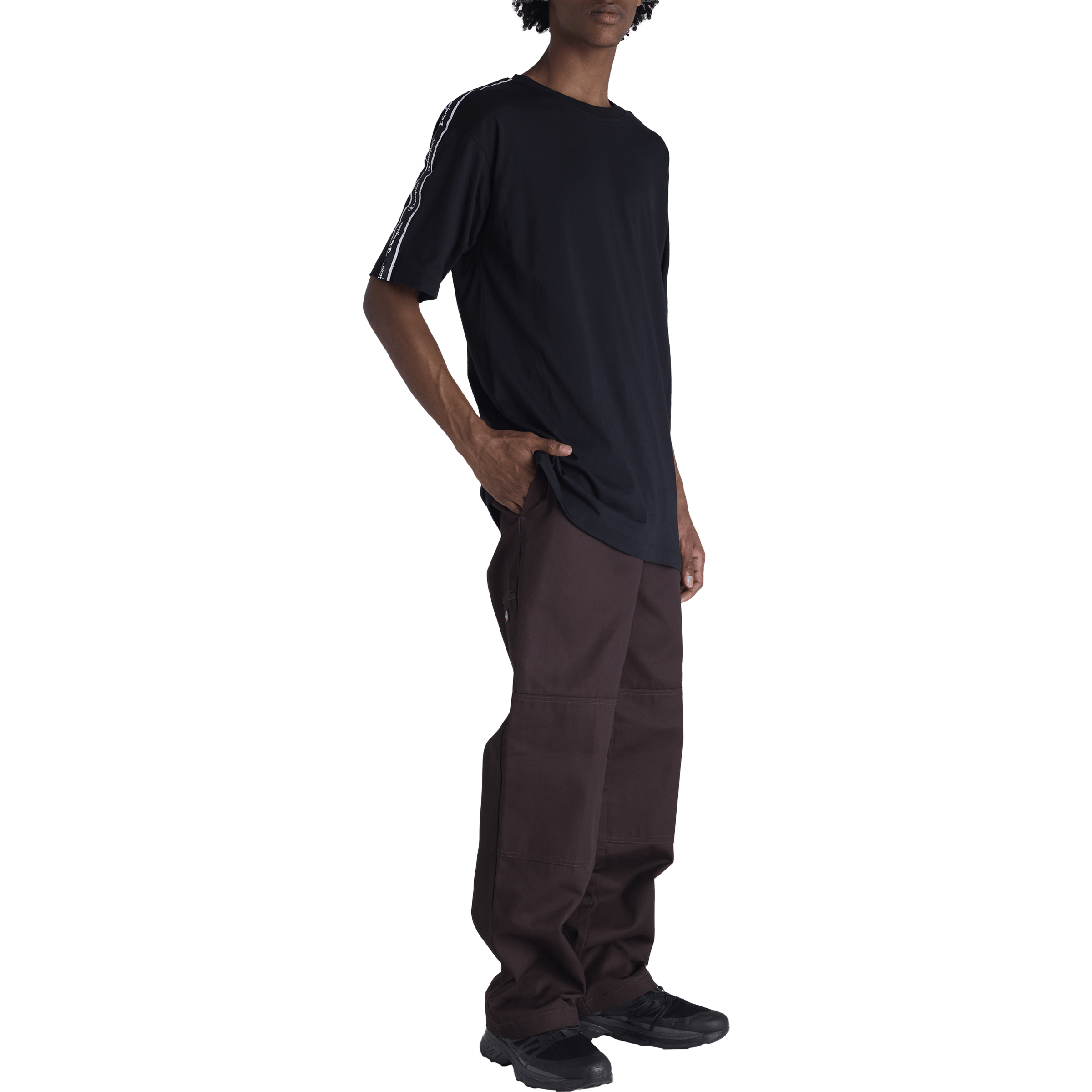 Mens Champion Lux Taping Tee