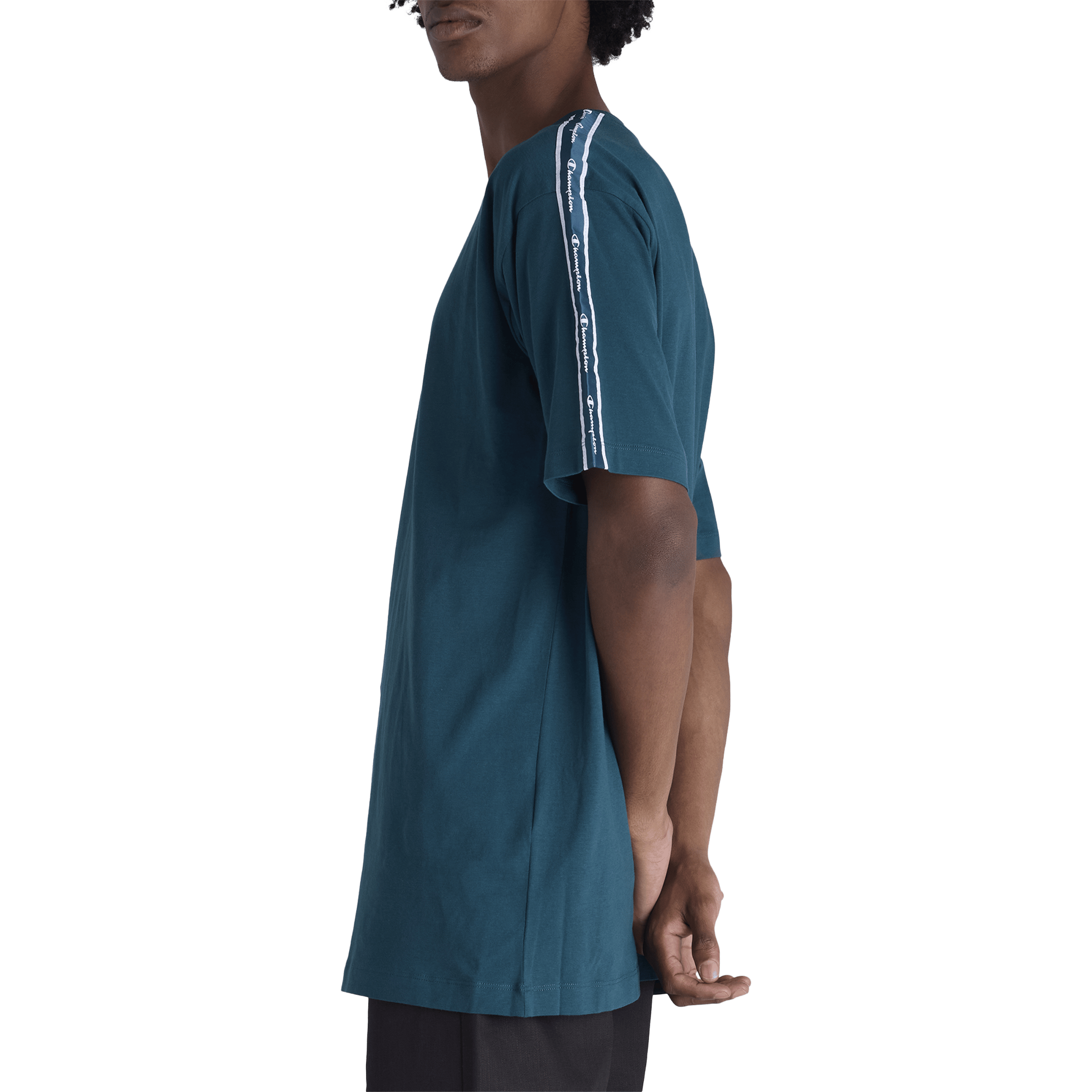 Mens Champion Lux Taping Tee