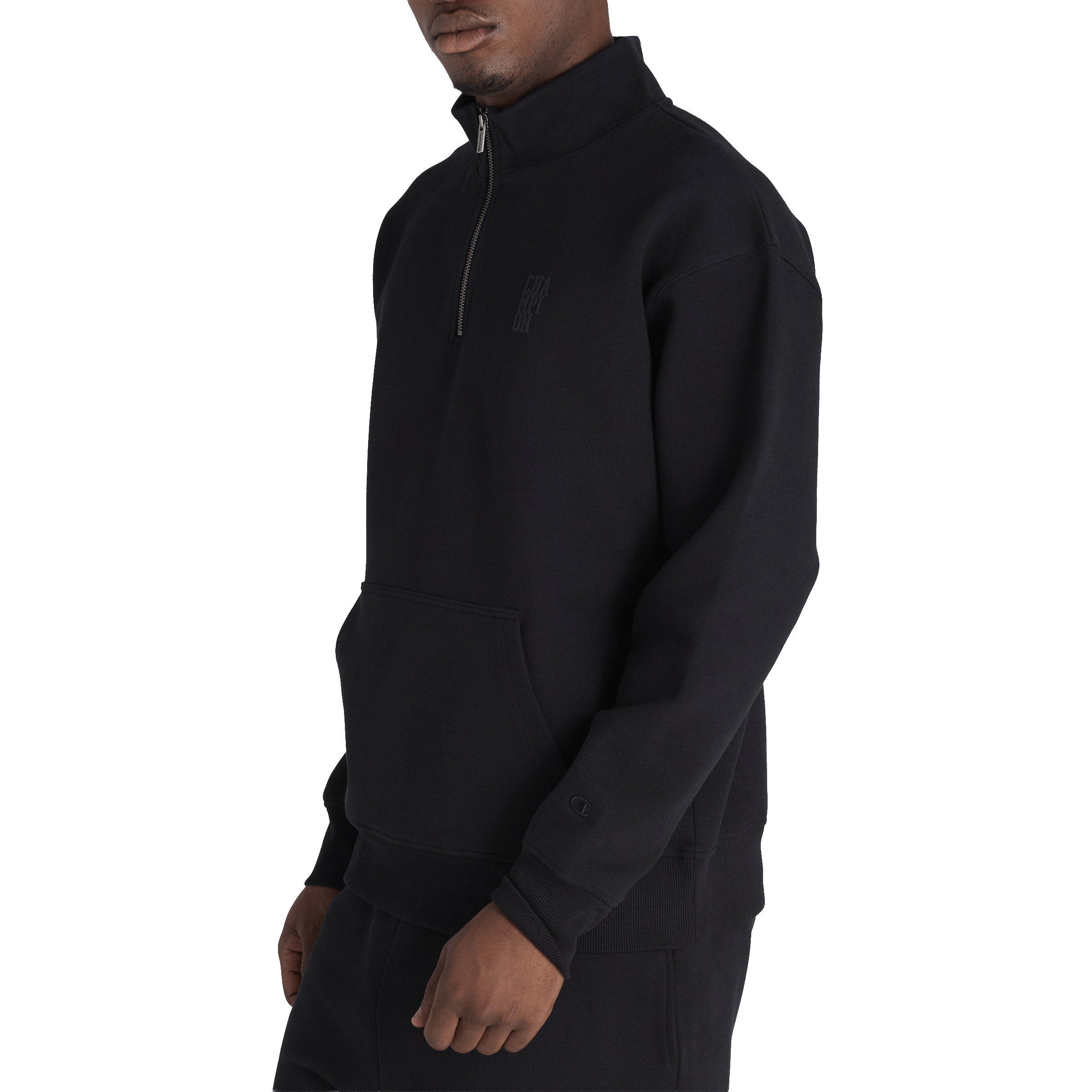 Mens Champion Rochester Base Quarter Zip Sweatshirts
