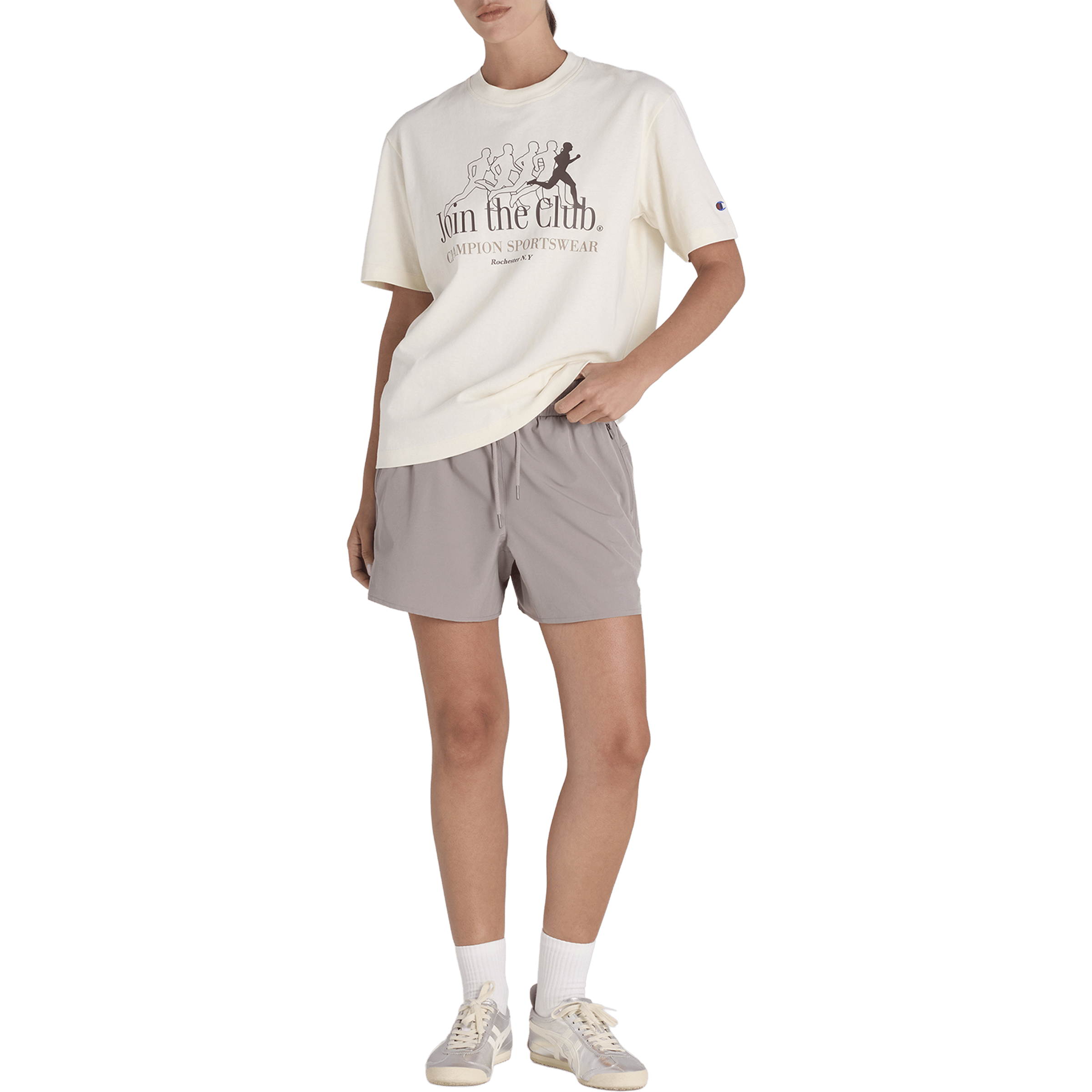 Womens Champion Graphic Shop Tee