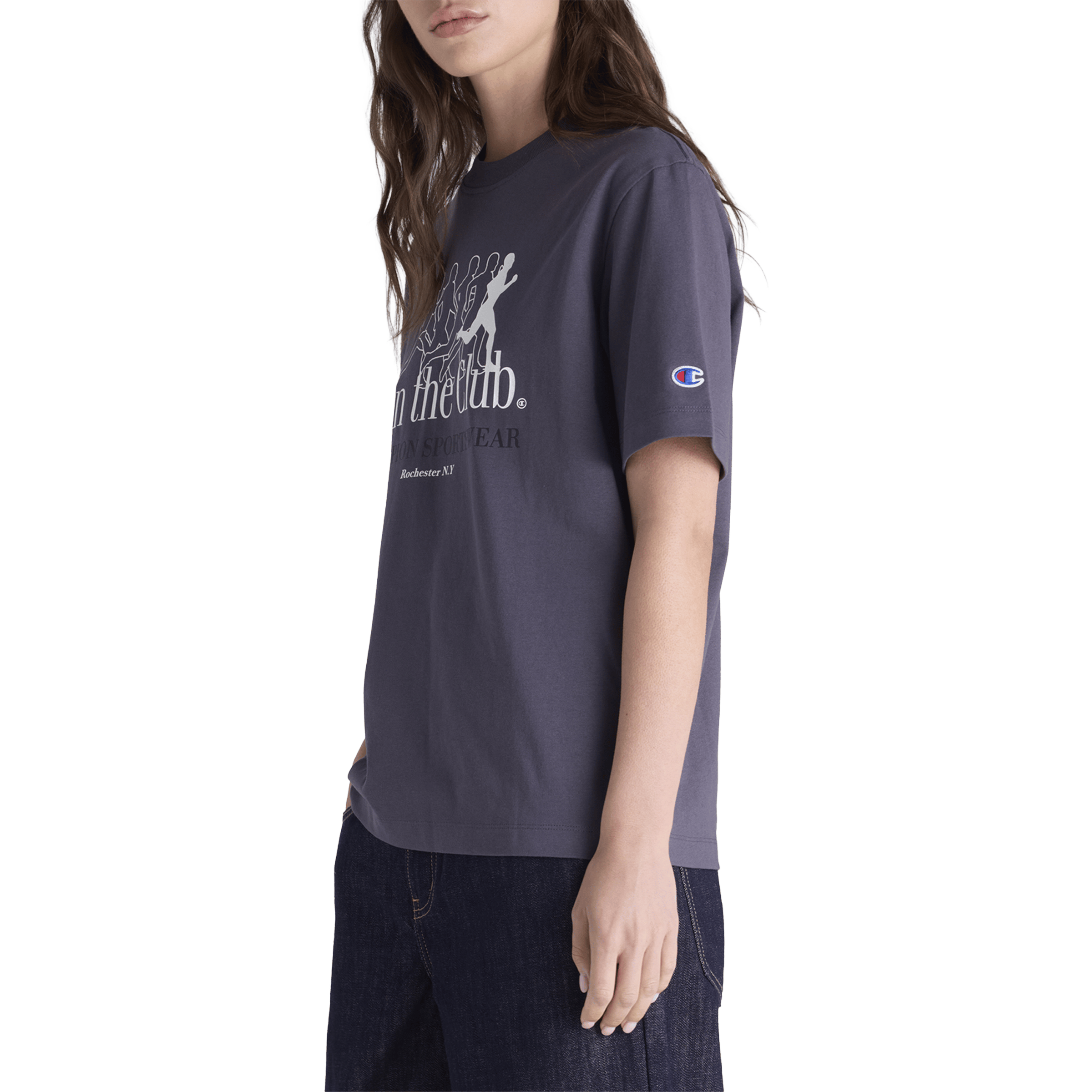 Womens Champion Graphic Shop Tee