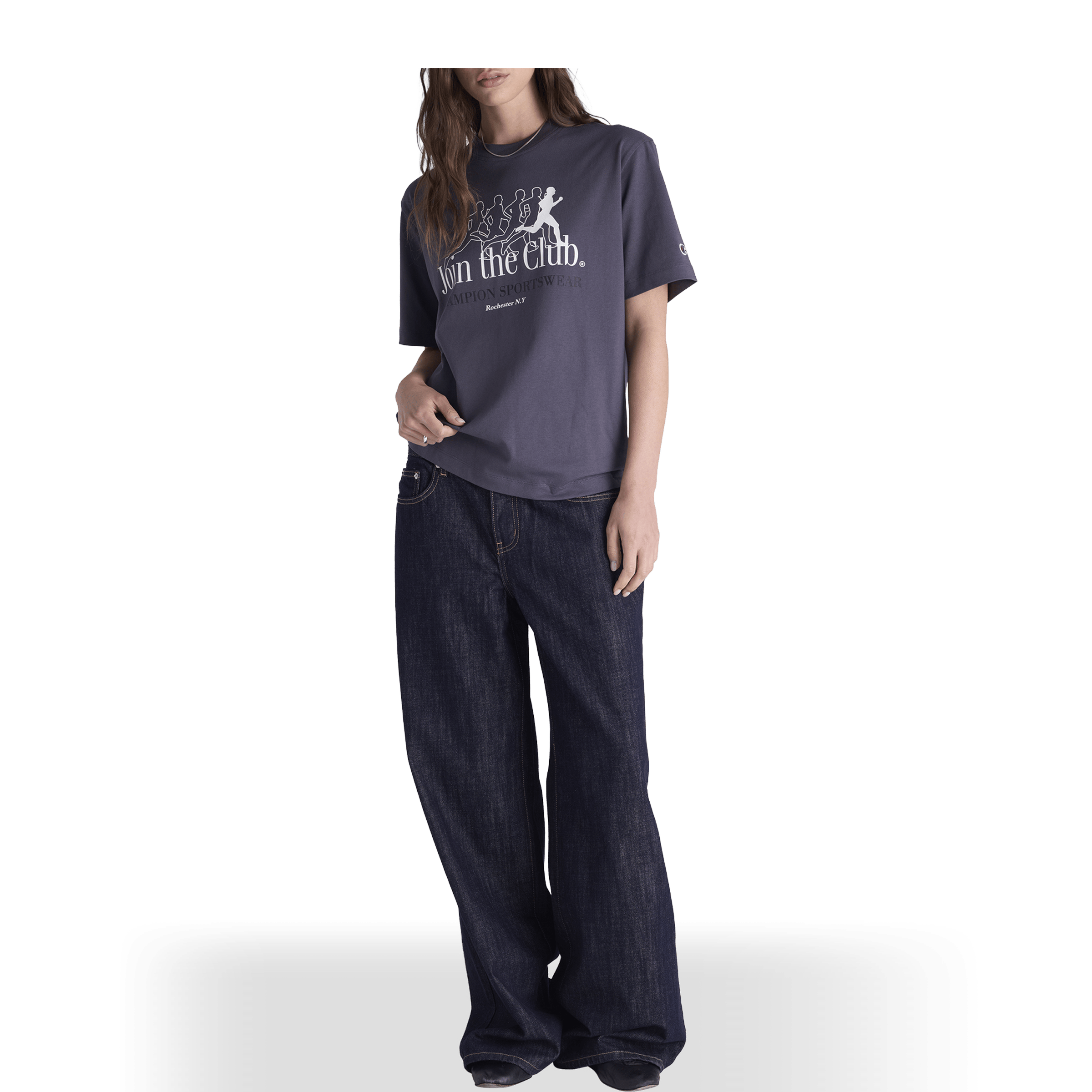 Womens Champion Graphic Shop Tee
