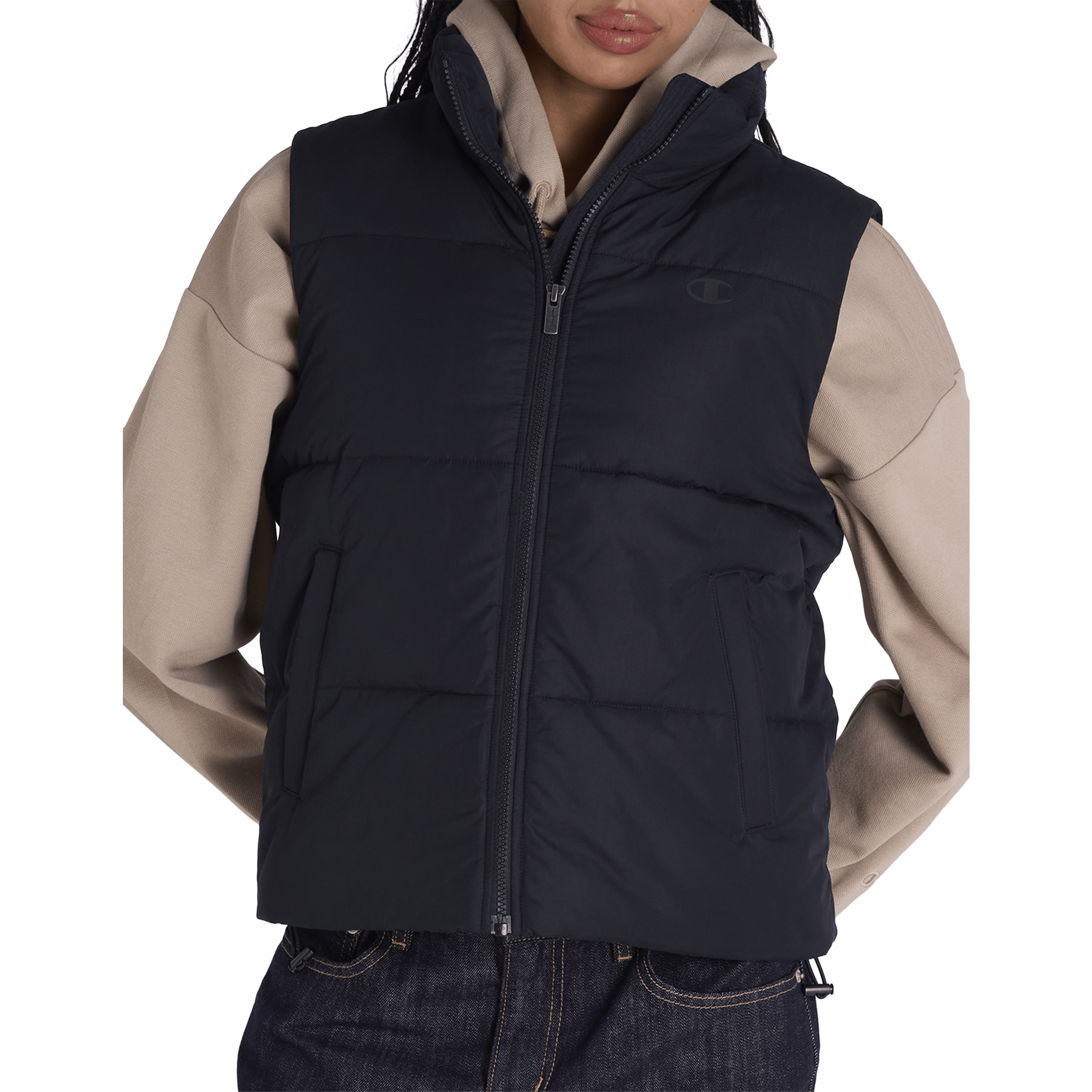 Womens Champion Rochester Athletic Puffer Vest