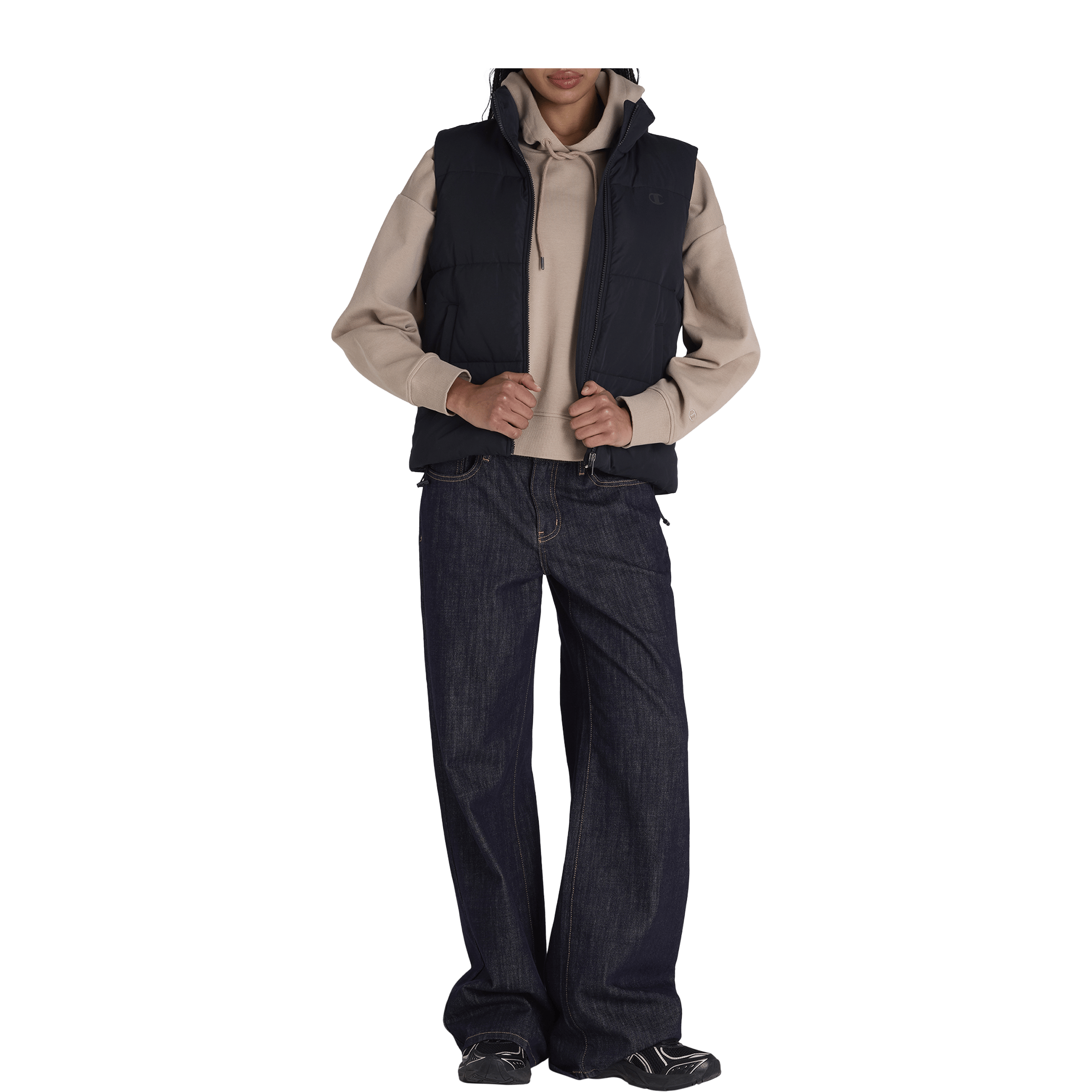 Womens Champion Rochester Athletic Puffer Vest