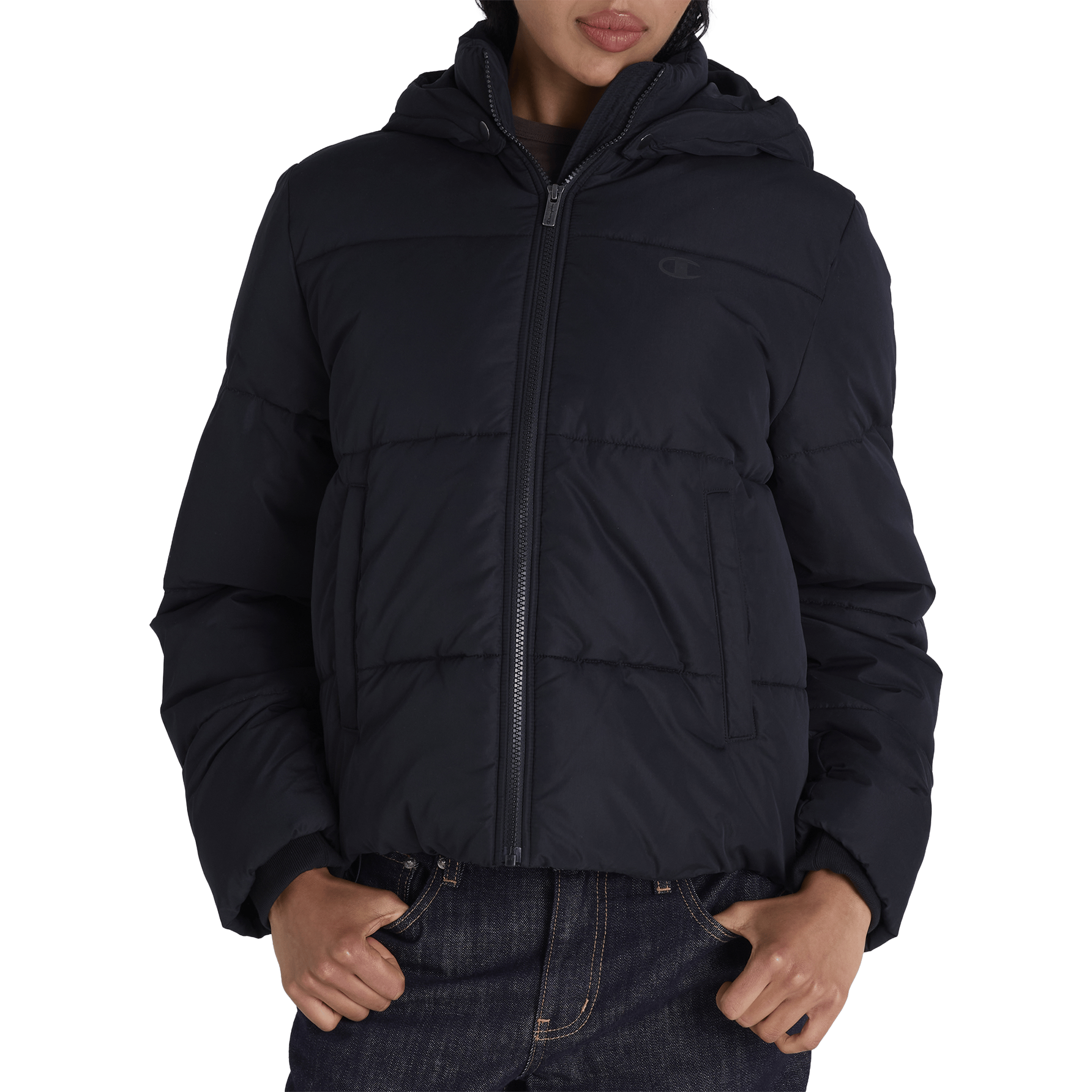 Womens Champion Rochester Athletic Puffer Jacket
