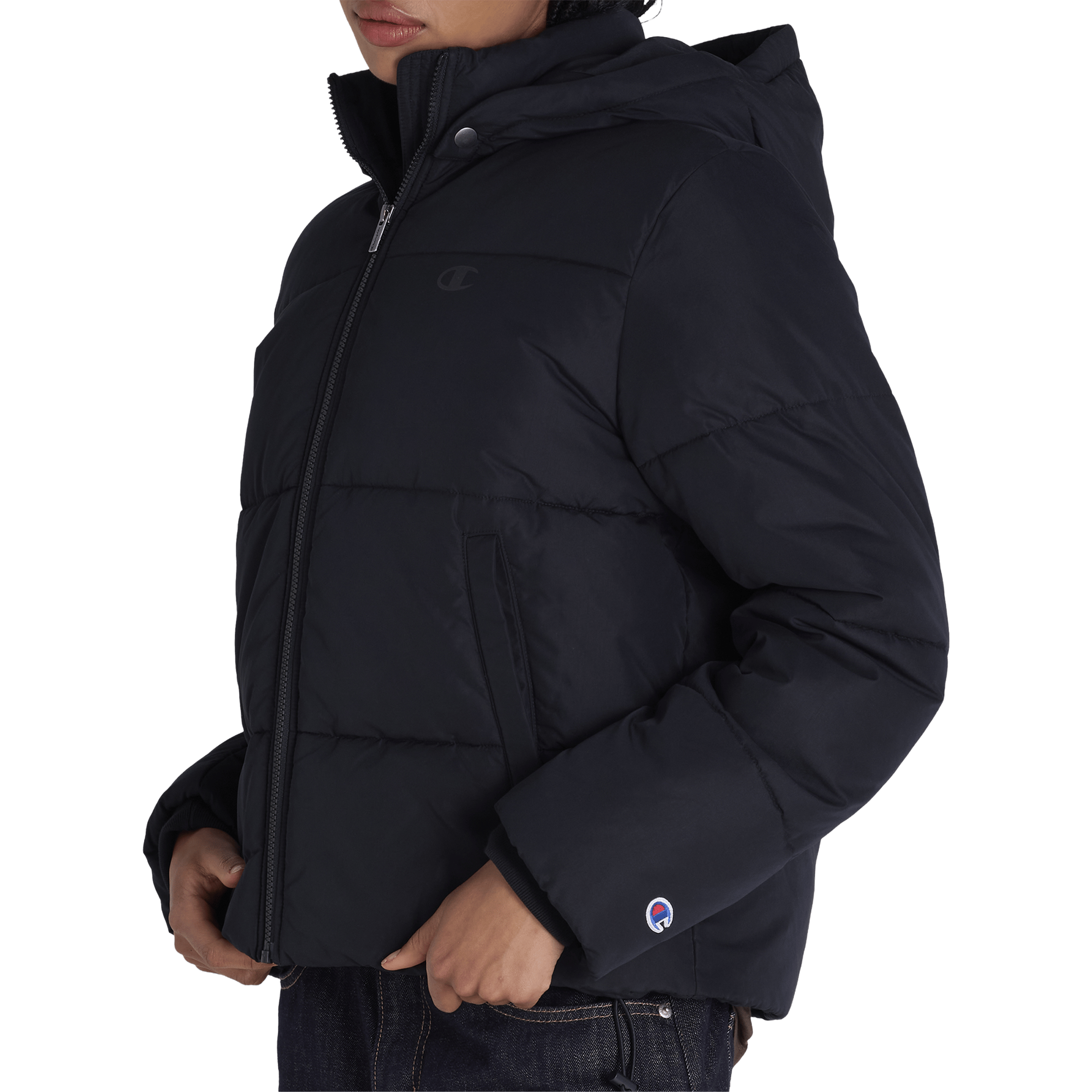 Womens Champion Rochester Athletic Puffer Jacket