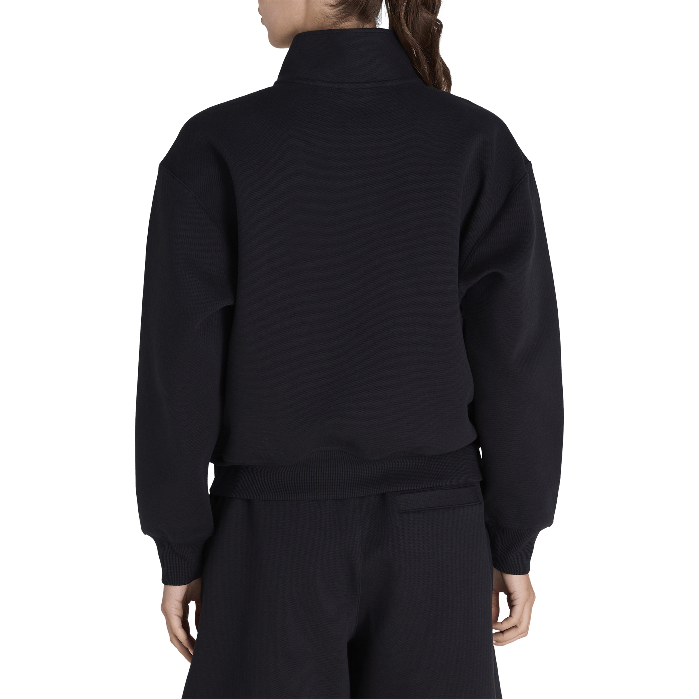 Womens Champion Base Quarter Zip Sweatshirt