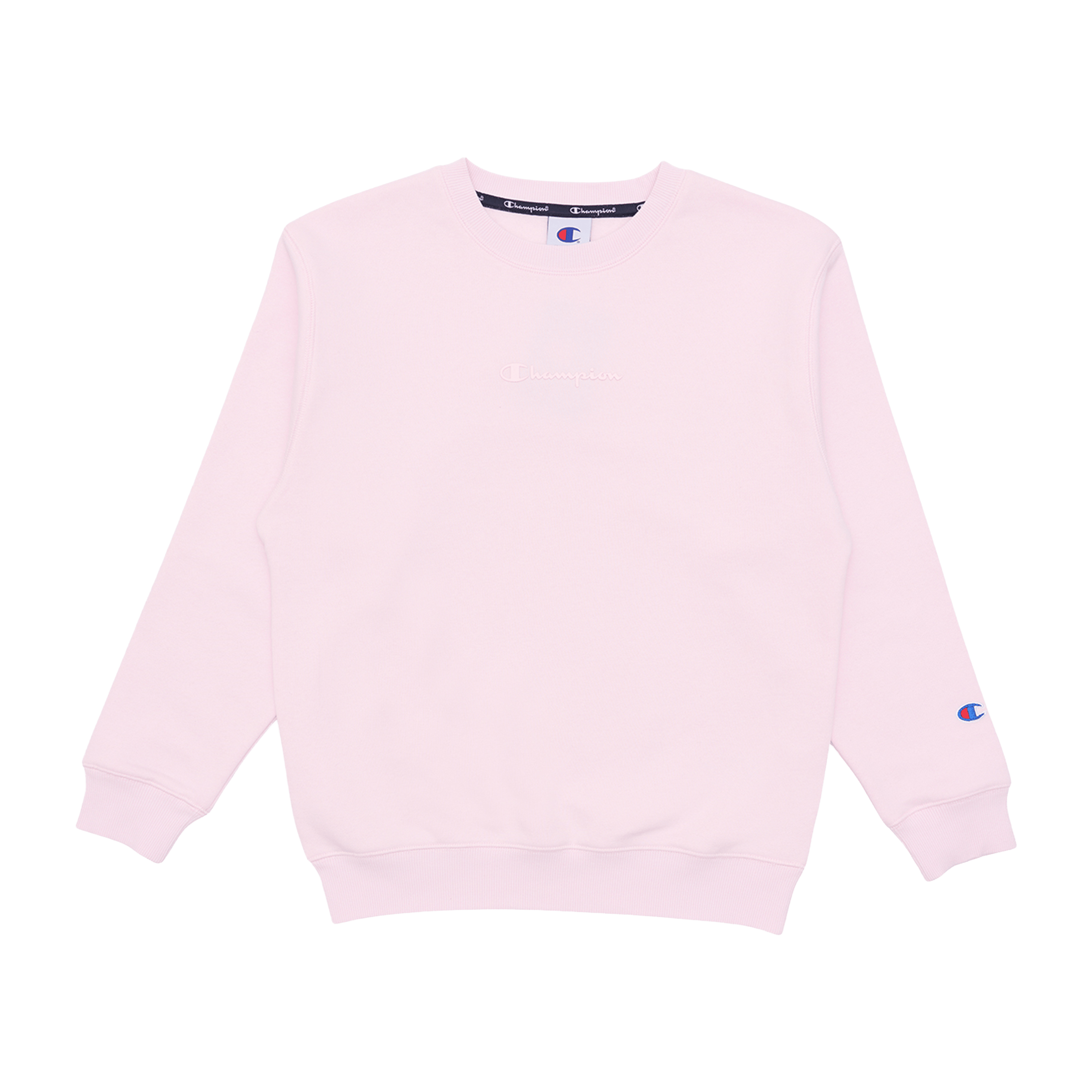 Kids Champion Script Tonal Oversized Crew Sweatshirts