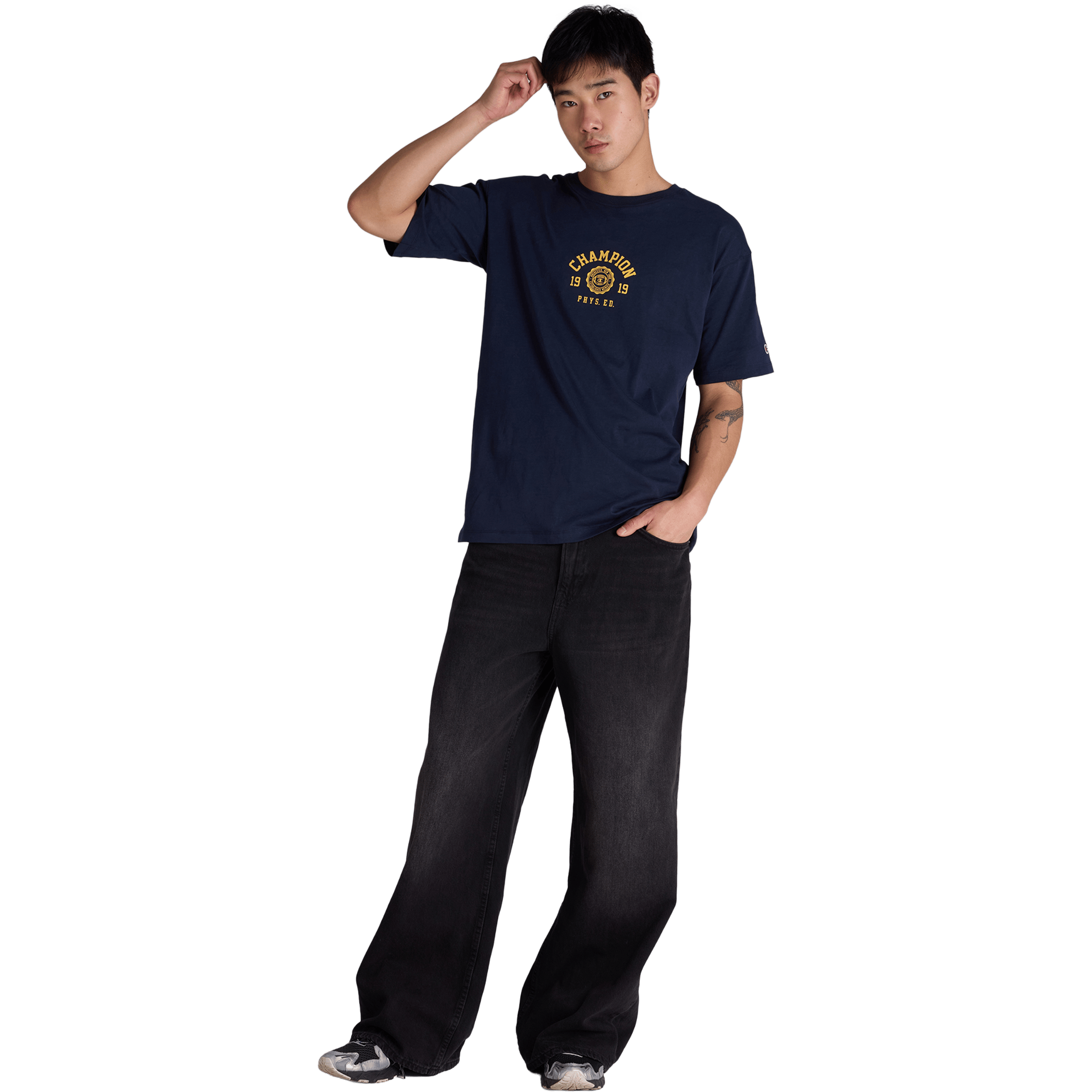 Mens Champion Legacy Varsity Graphic Tee