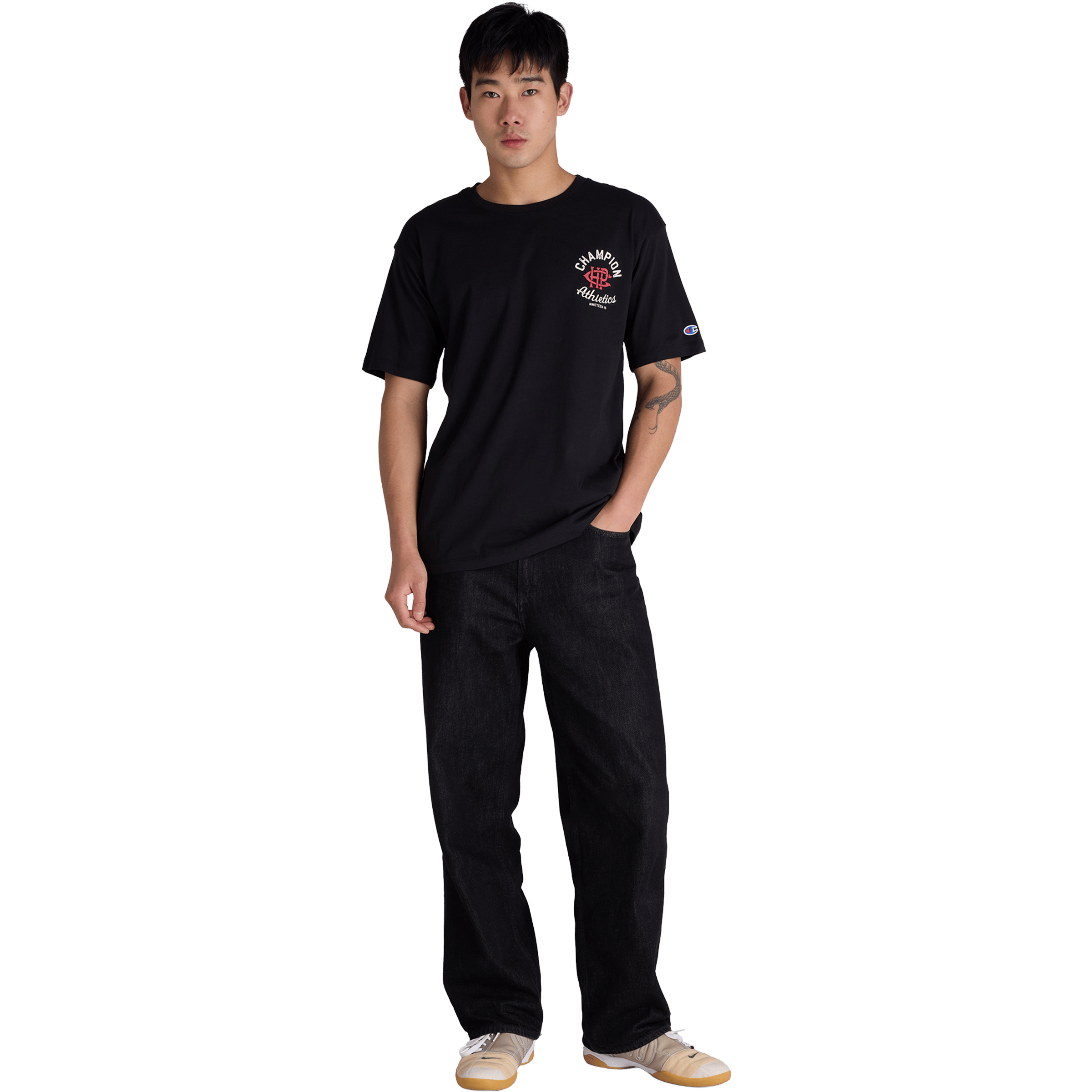 Mens Champion Legacy Varsity Graphic Tee