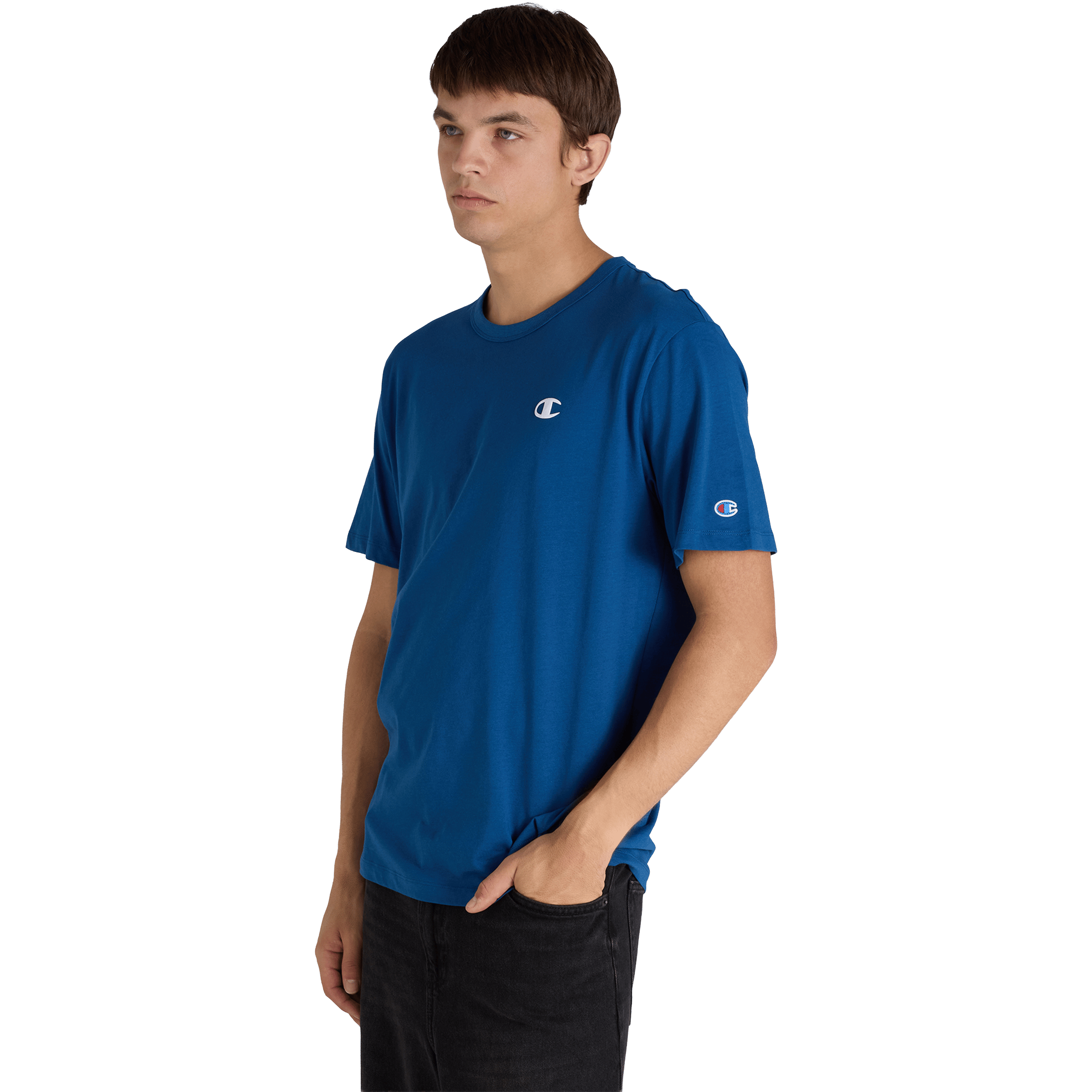 Mens Champion Puff Script Tee