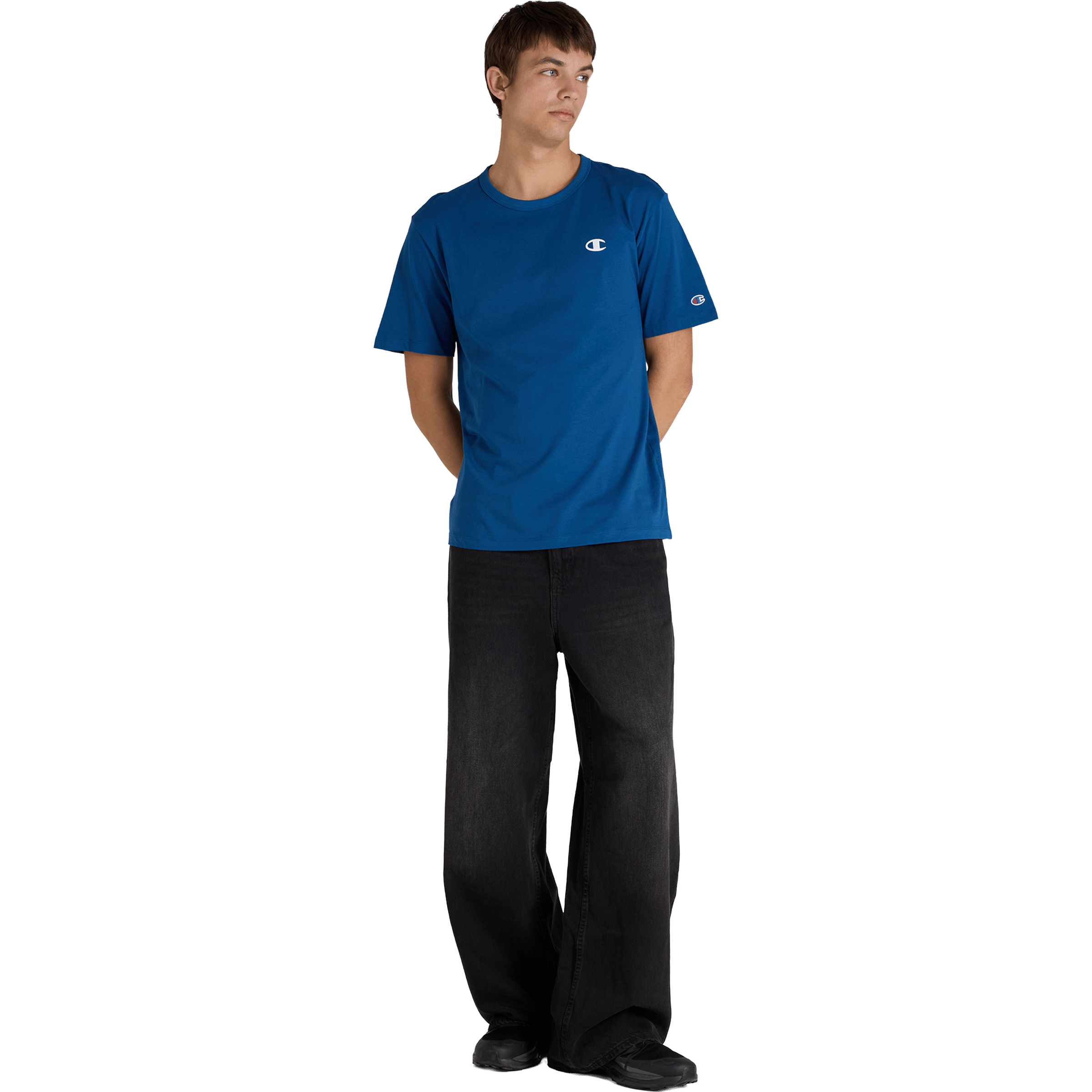 Mens Champion Puff Script Tee