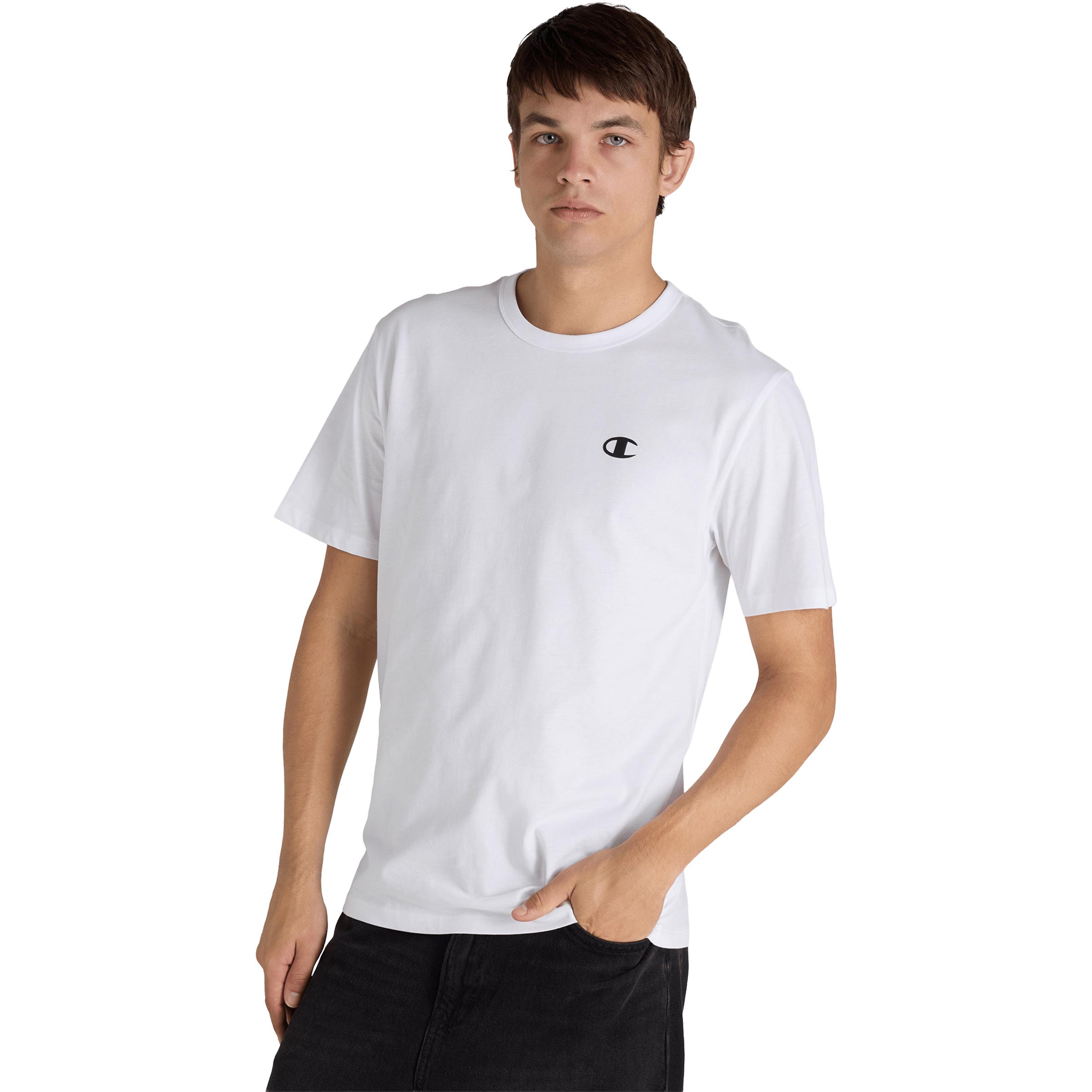 Mens Champion Puff Script Tee