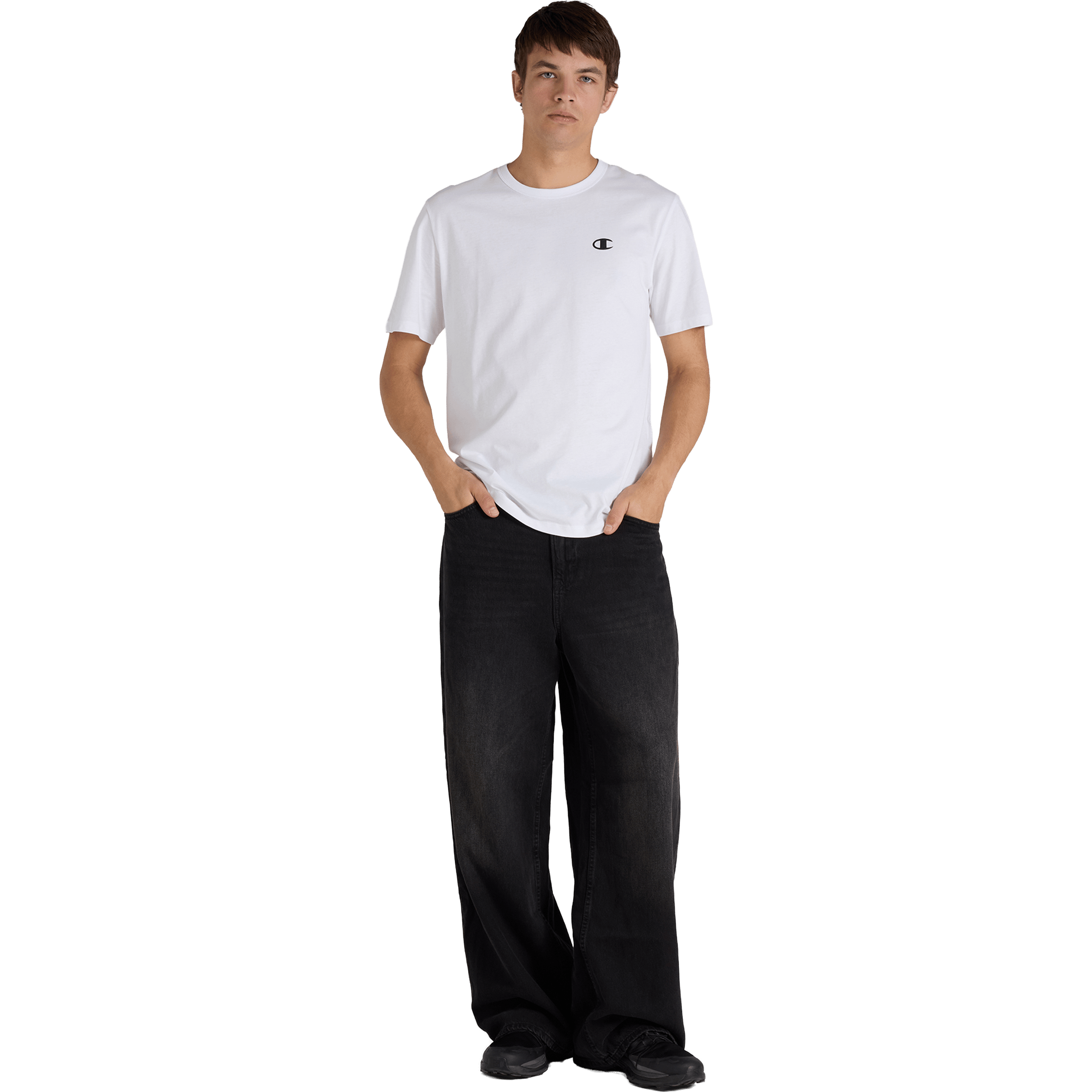 Mens Champion Puff Script Tee