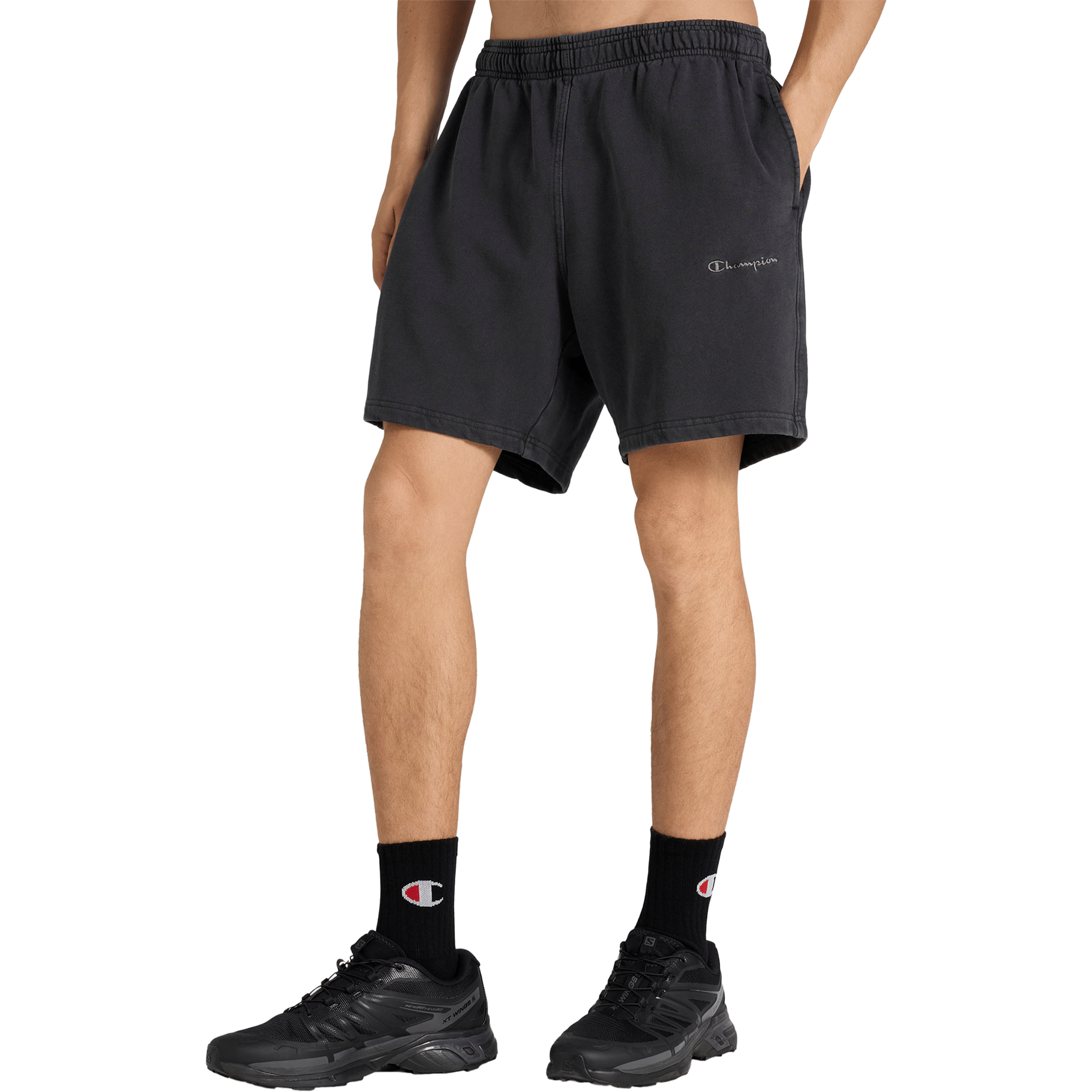 Mens Champion Rochester Vintage Wash (7") Shorts
