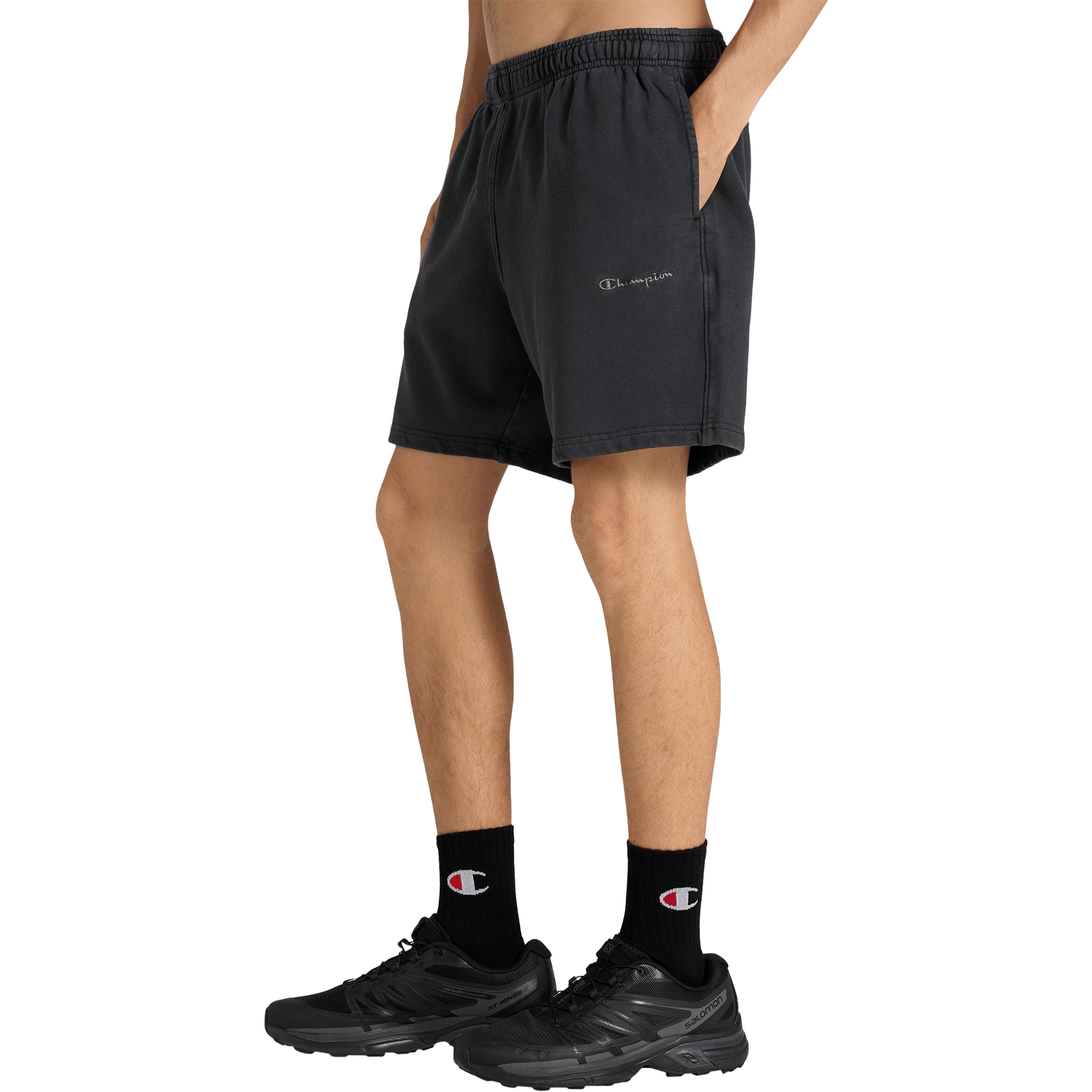 Mens Champion Rochester Vintage Wash (7") Shorts