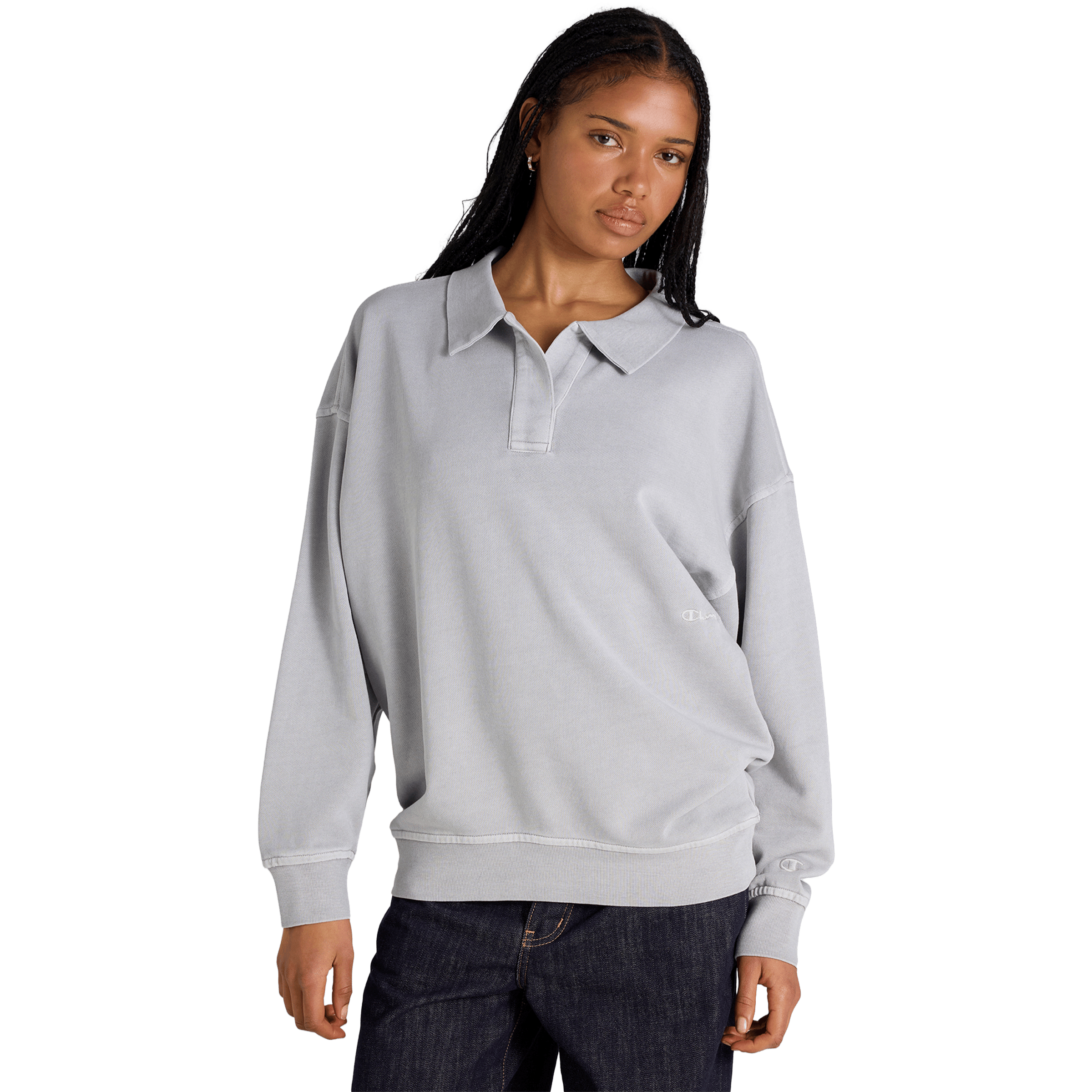 Womens Champion Vintage Wash Polo Shirt