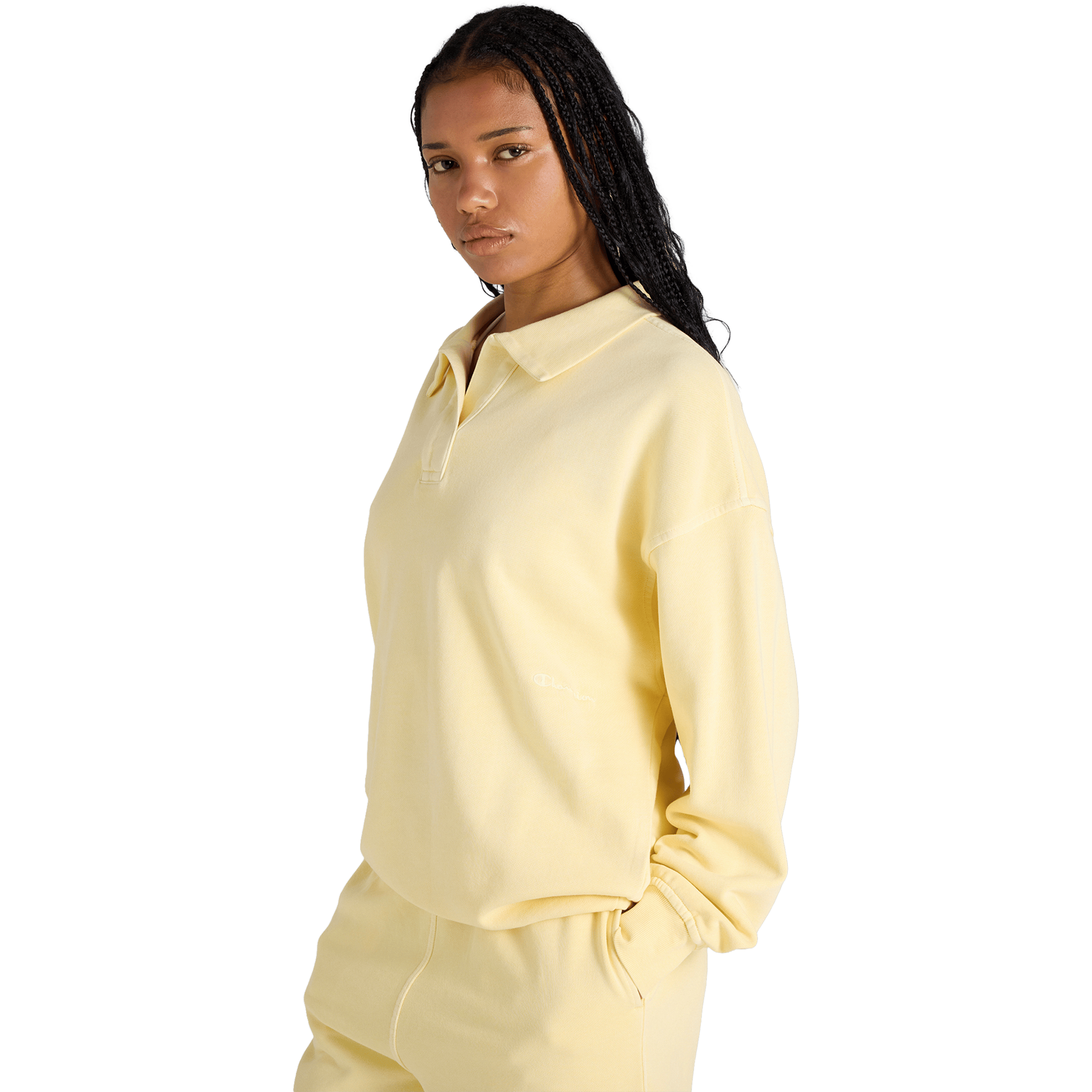 Womens Champion Vintage Wash Polo Shirt