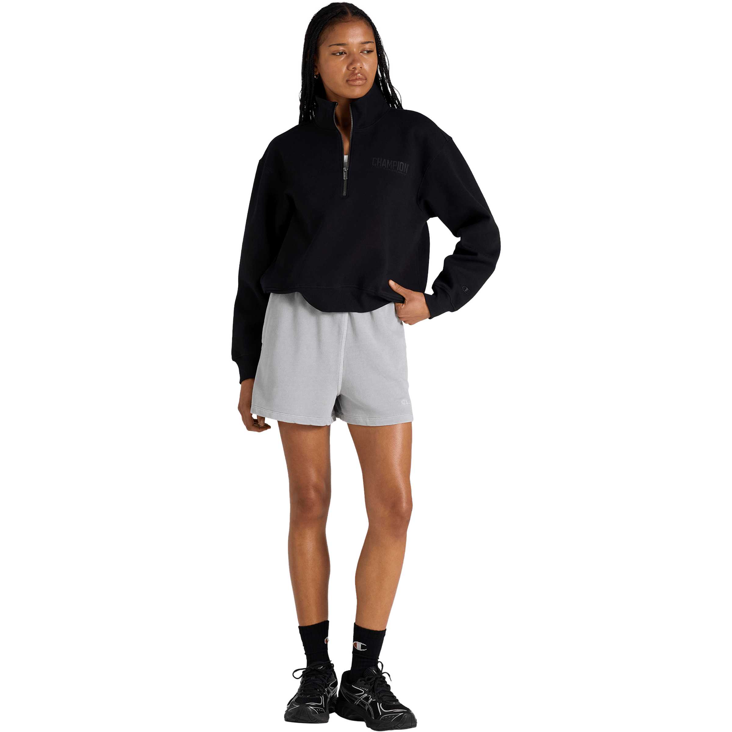 Womens Champion Rochester Vintage Wash (5") Shorts