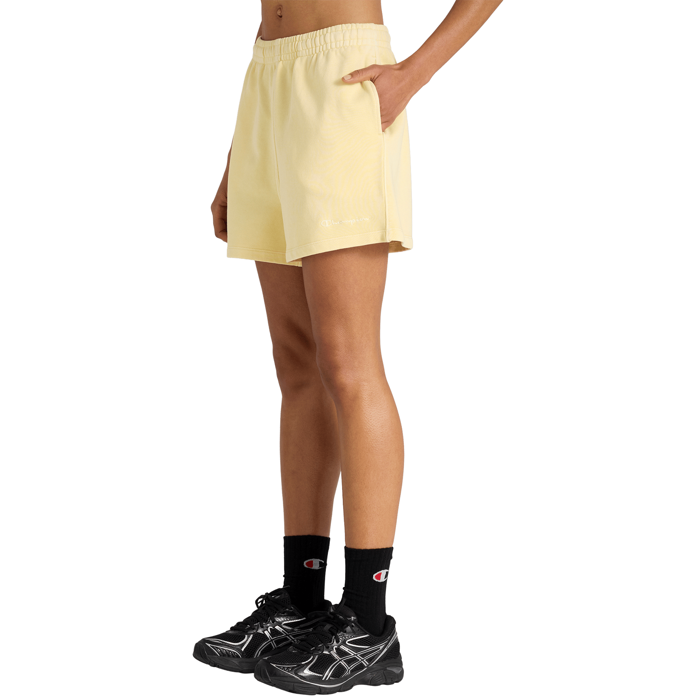 Womens Champion Rochester Vintage Wash (5") Shorts